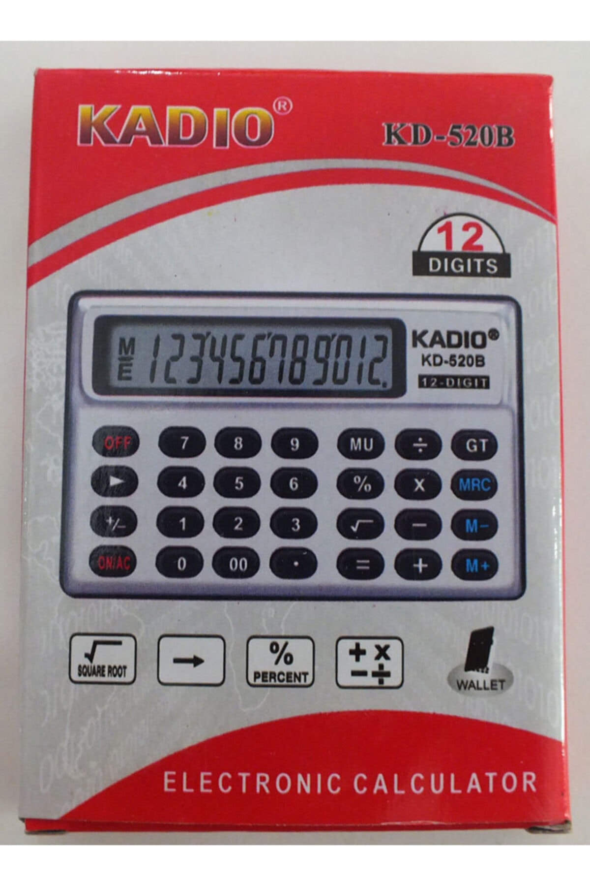 Özder İletişim Cep Boy Kadio Kd-520b Hesap Makinesi