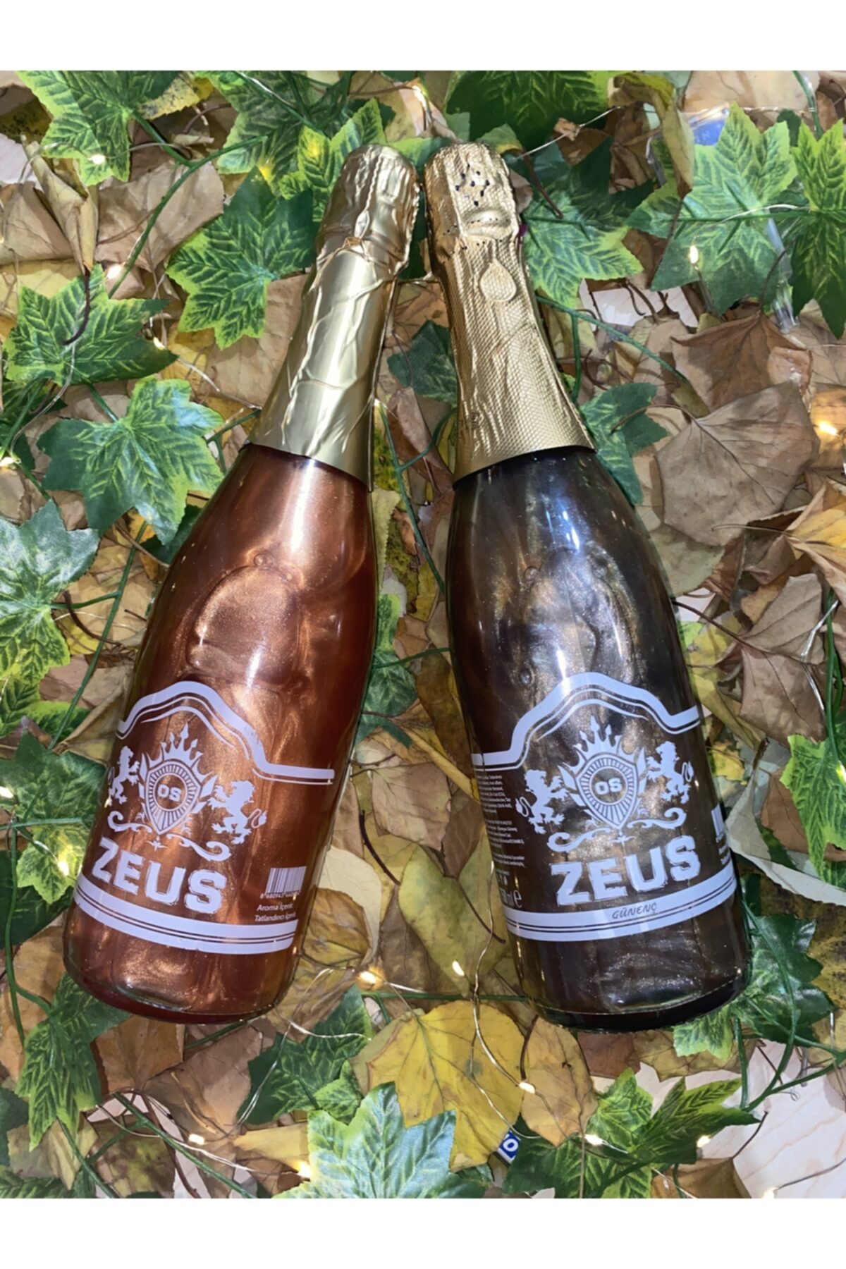 zeus meşrubat Simli Alkolsüz Karışık Meyve Ve Cappucıno& Çikolata Aromalı 2 Adet