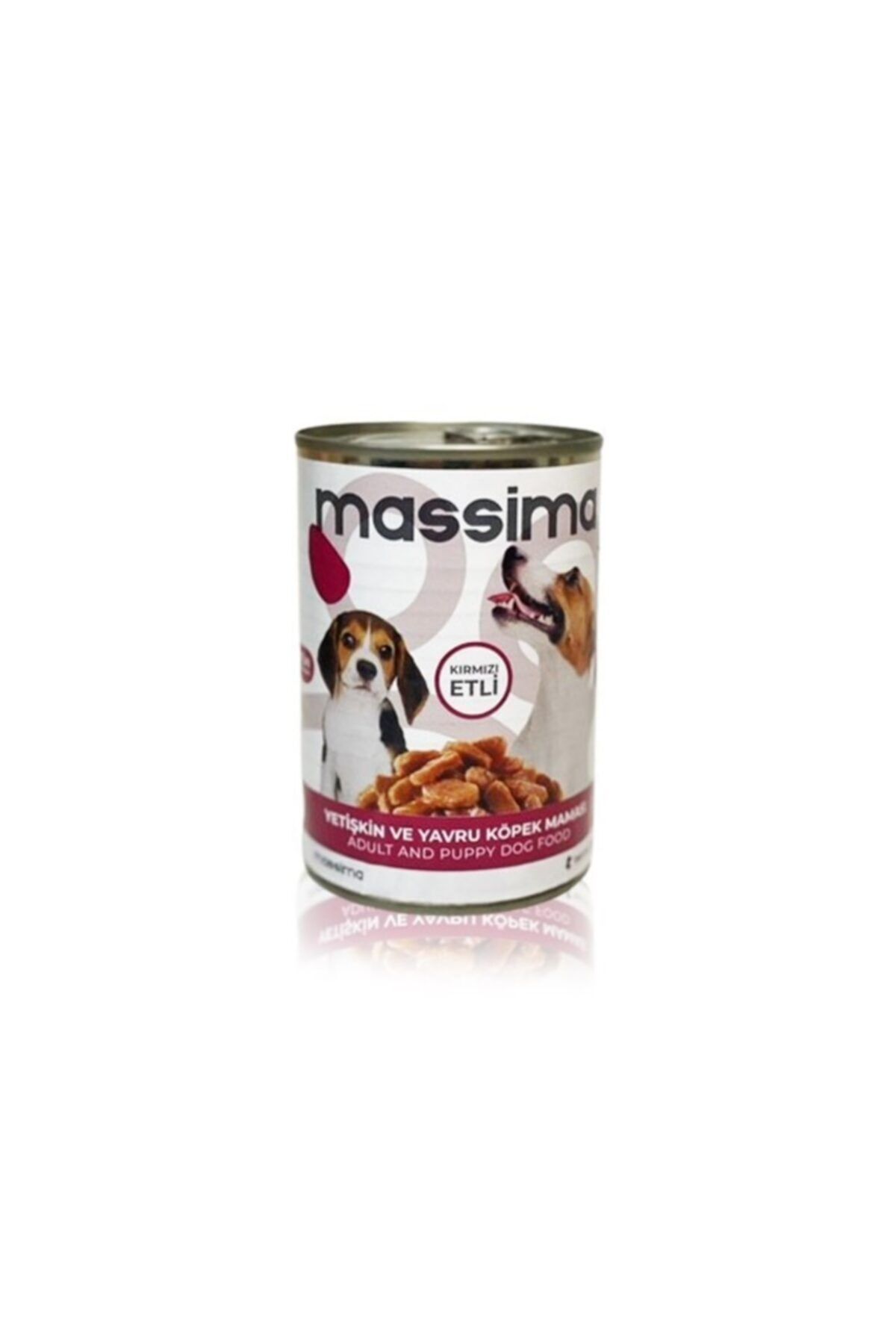 MASSİMA Yavru Ve Yetişkin Köpek Maması Kırmızı Etli 415gr 20li Paket