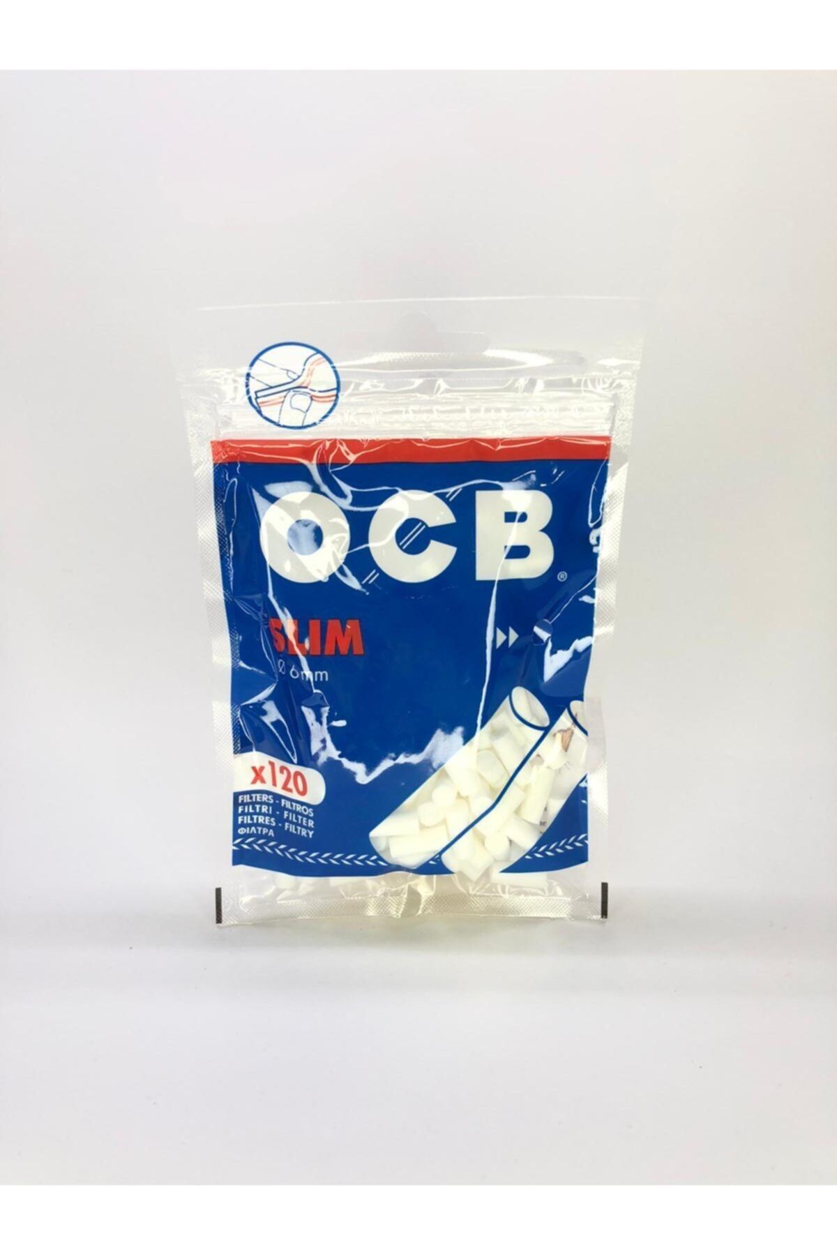 OCB Pamuklu Filtreli Ağızlık Sigara Sarma Pamuğu Slim Tütün Sarma Için Zıvana
