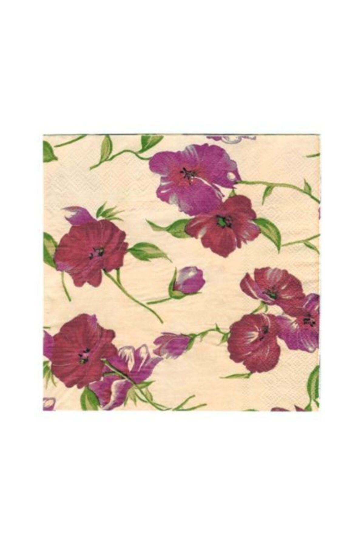 craftsy M Desing Desenli Kağıt Peçete 33x33 Cm 80 Adet