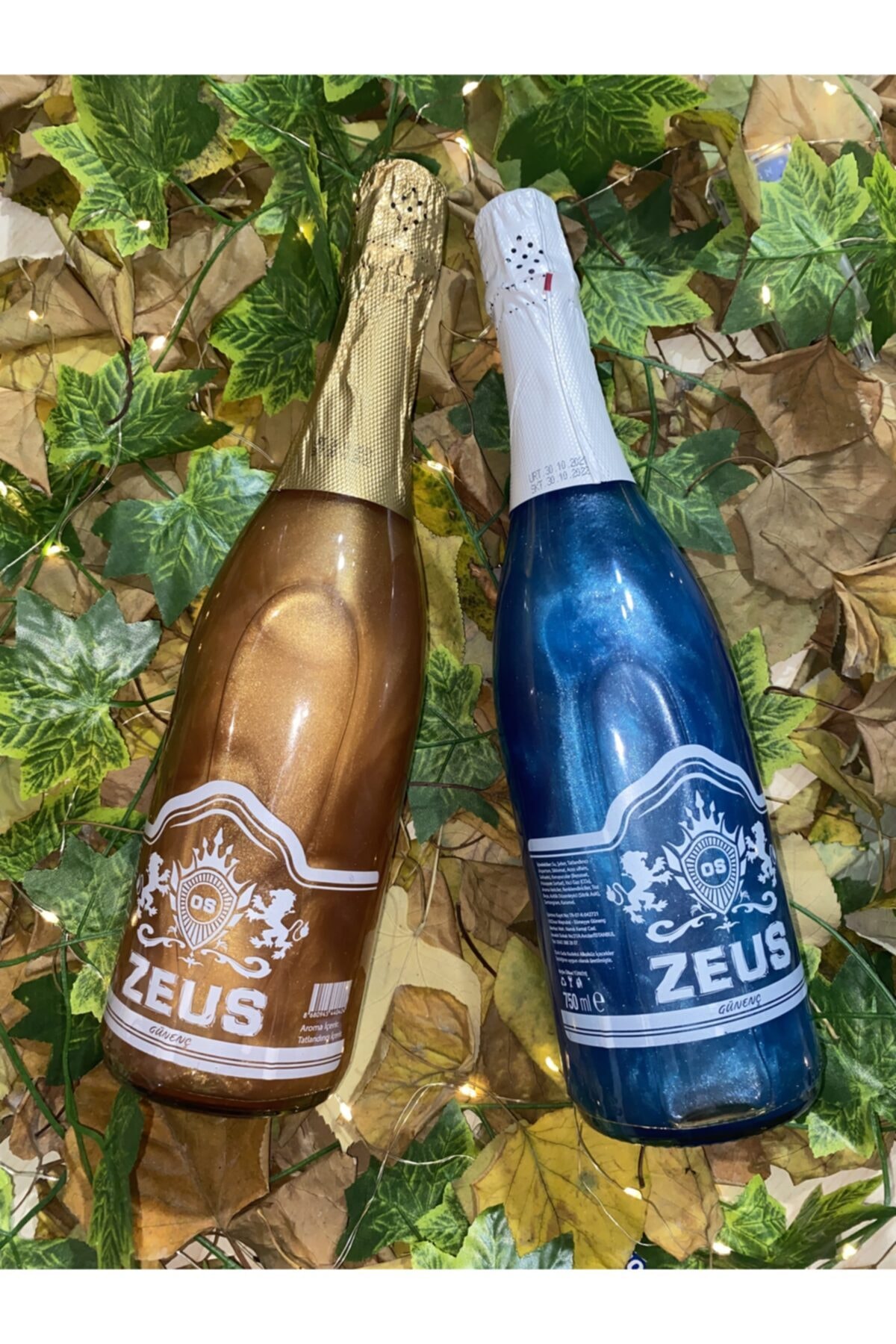 zeus meşrubat Simli Kavun Ve Yabanmersini Aromalı Gazlı İçecek 2 Adet