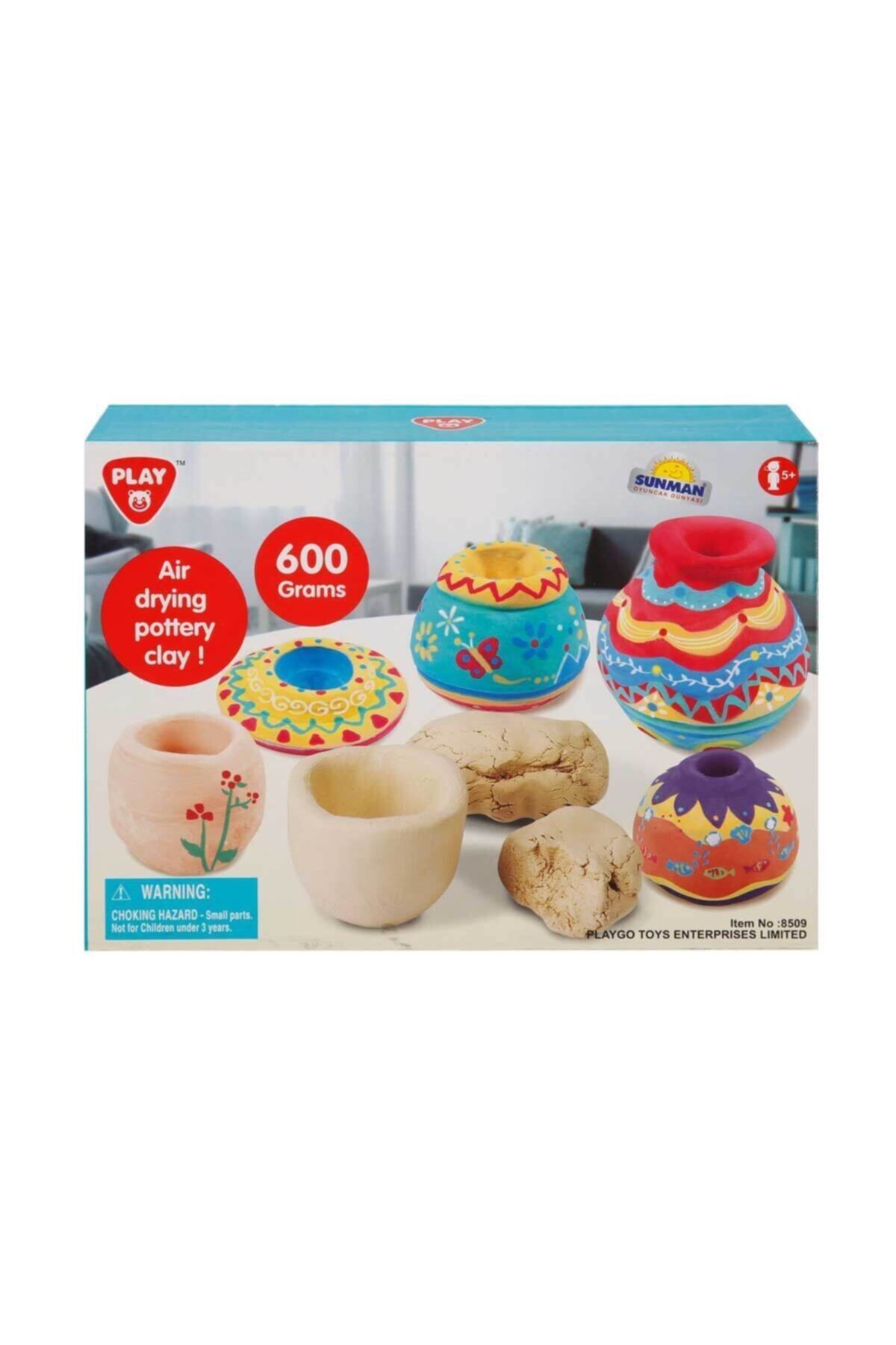 Sunman Yılın Ilk Fırsatları - Playgo Çömlek Yapım Seti - ™ Beyaz At®