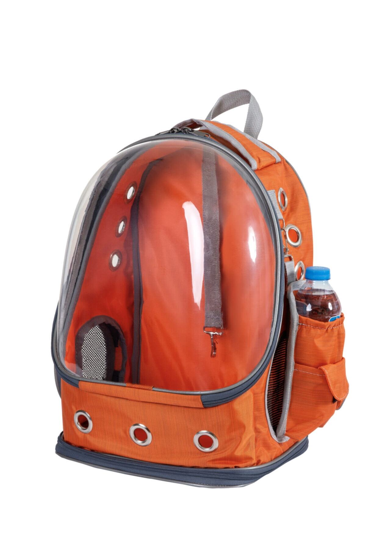enipaty Yeni Nesil Astronot Kedi Köpek Taşıma Çantası Turuncu