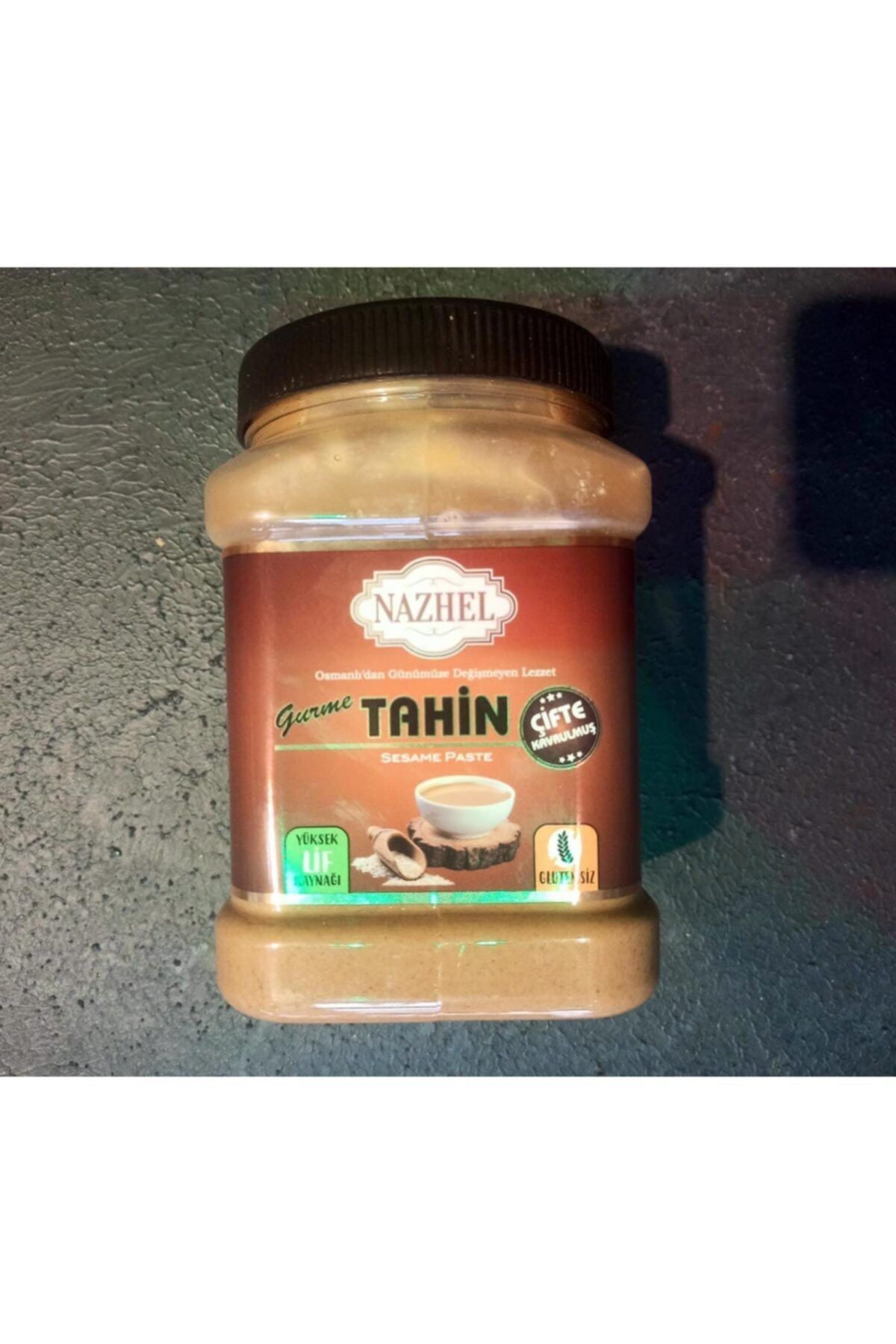 NAZHEL Gurme Tahin Glutensiz Çifte Kavrulmuş 1 kg