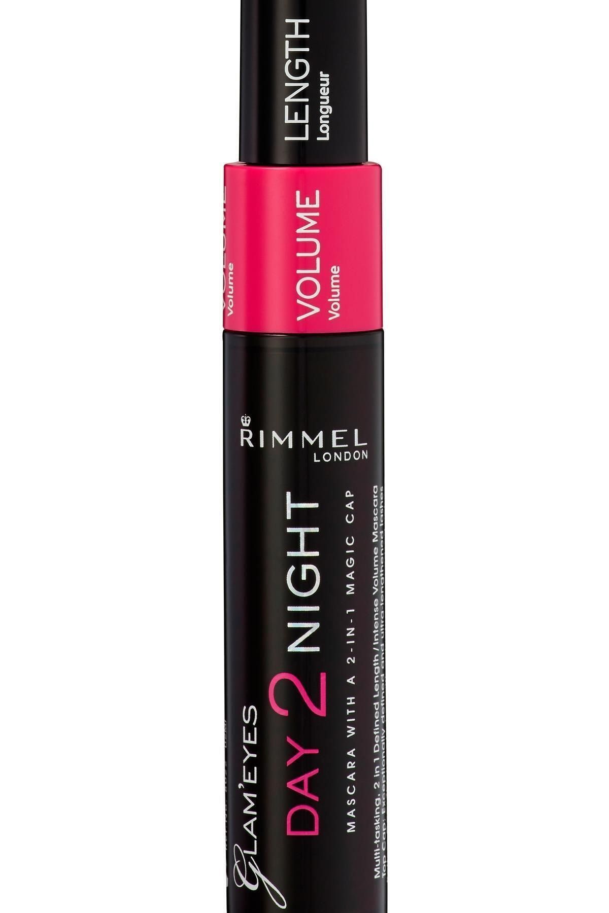 RIMMEL LONDON Glam Eyes Day 2 Night Maskara 001 Black