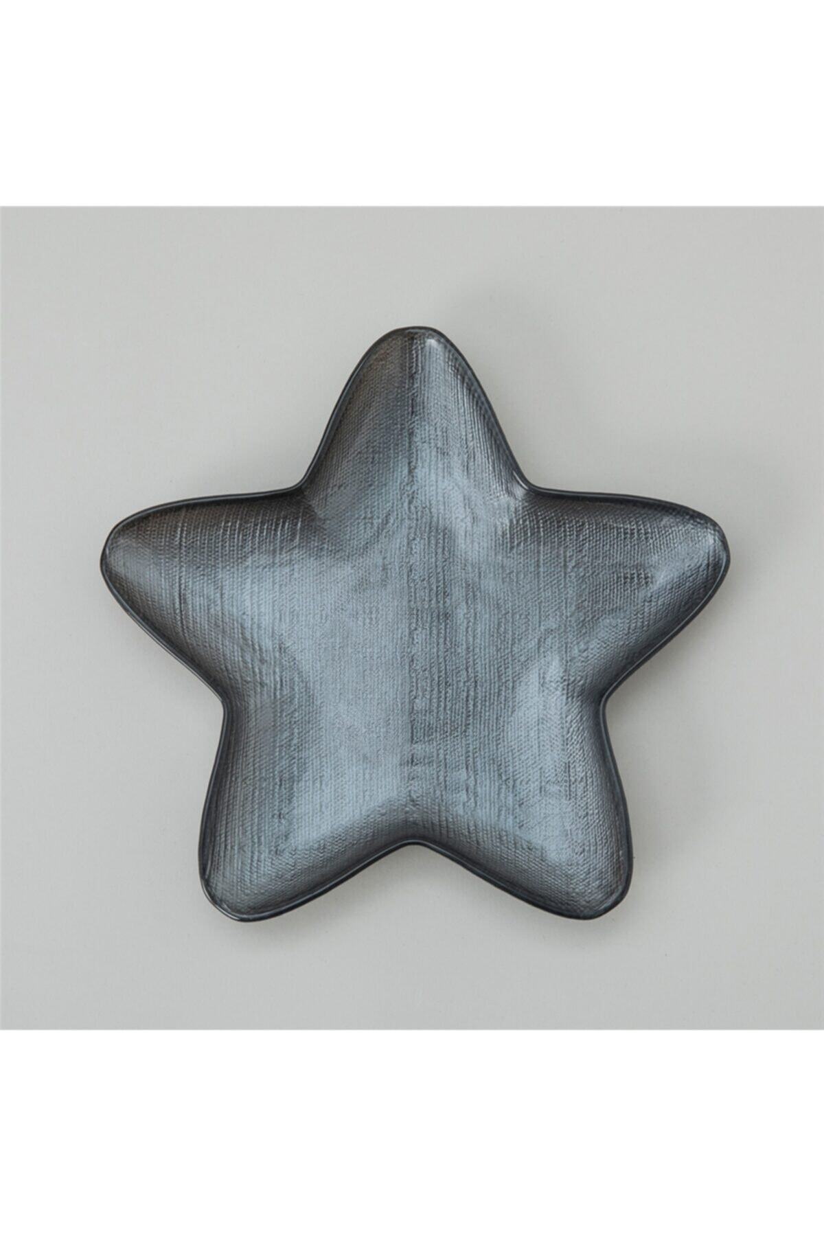 Chakra Star Tabak 23 Cm Gri