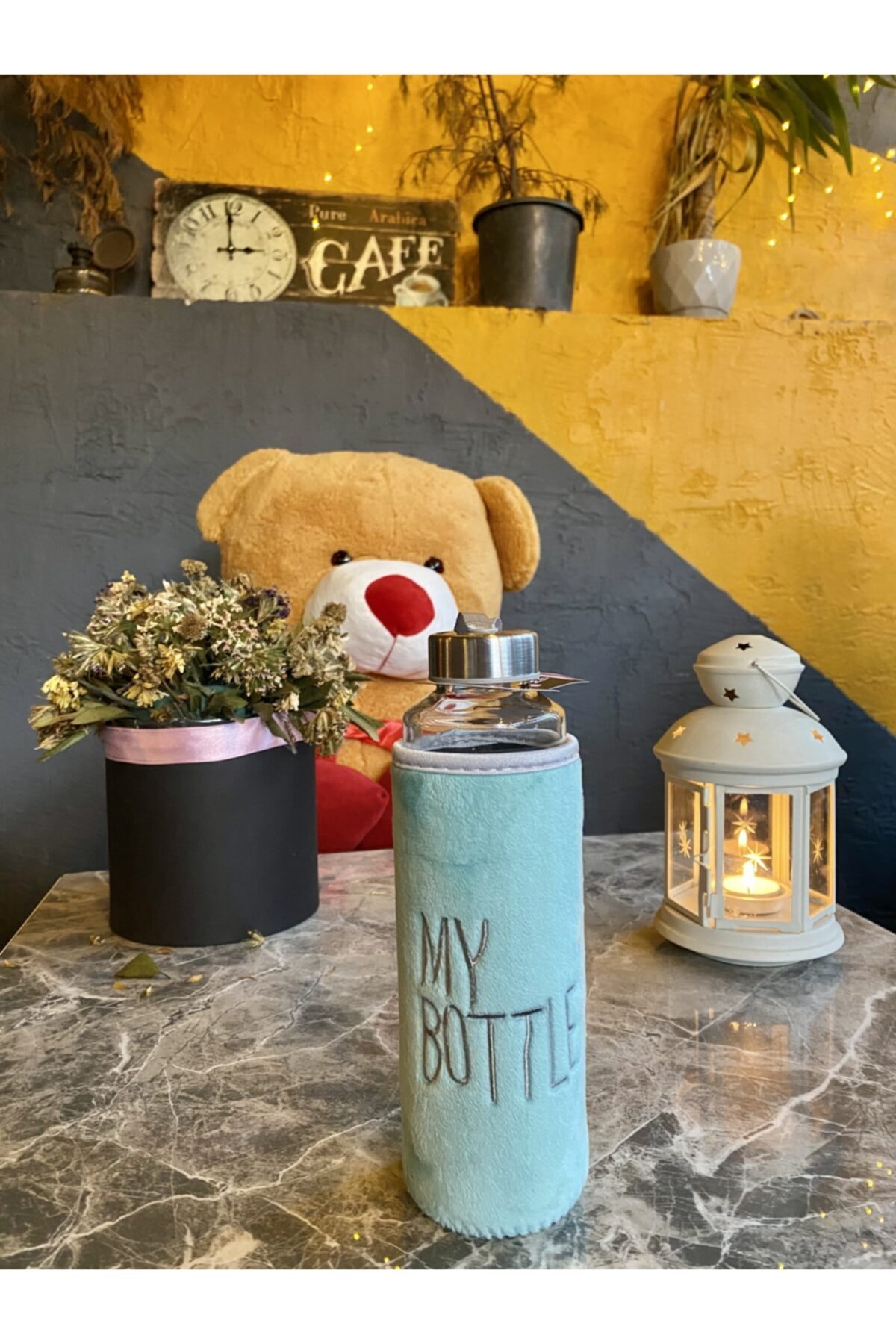 KARAMANLARGROUP Mavi Peluşlu Matara