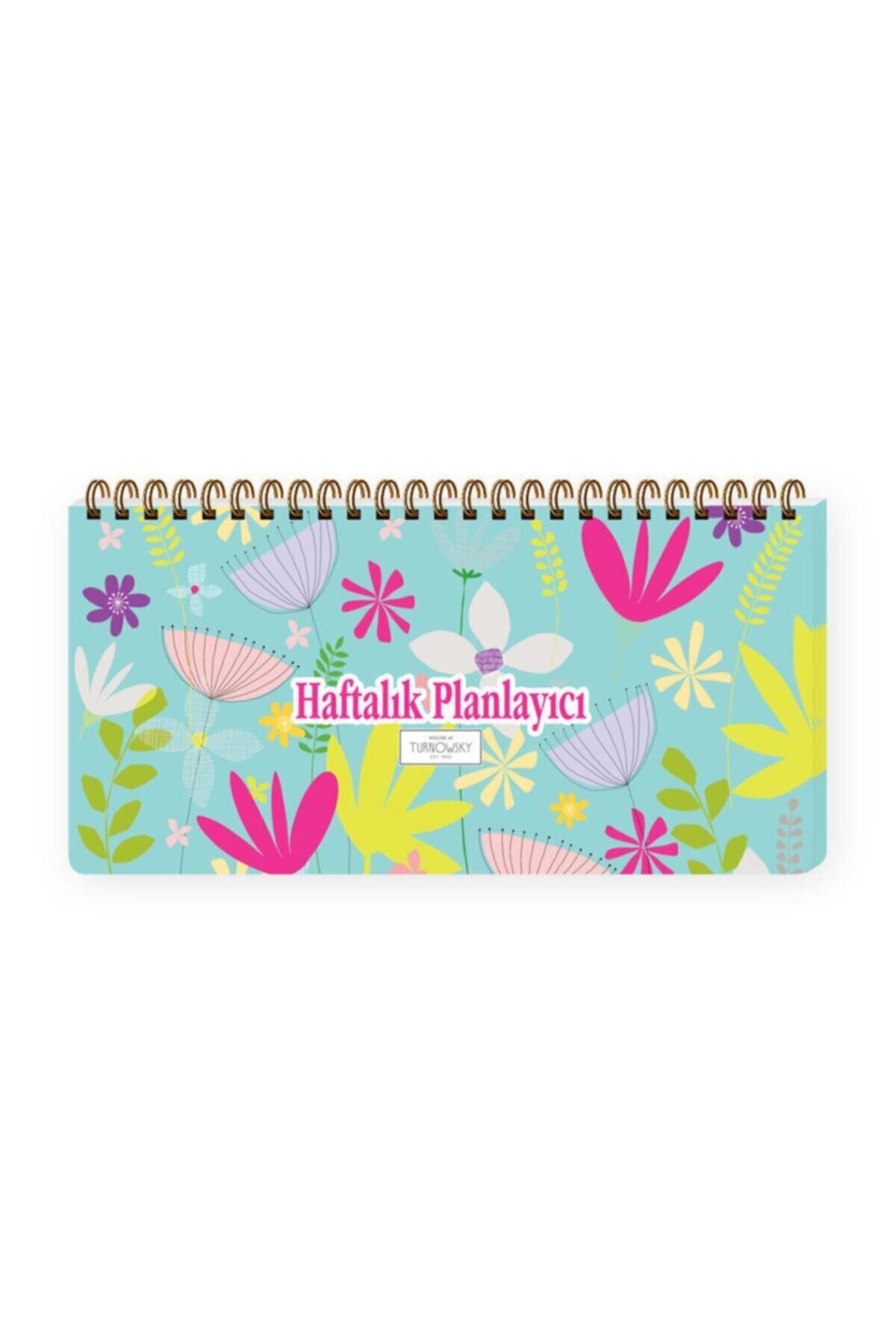 KESKİN COLOR Turnowsky 13x27 Spiralli Stickerli Planner Jasmine