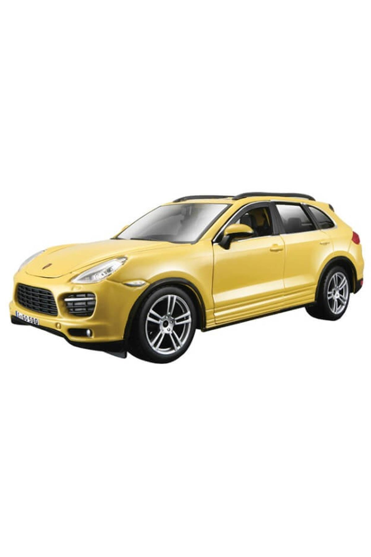 BBURAGO Marka: 1:24 Porsche Cayenne Turbo Plus Sarı Model Araba