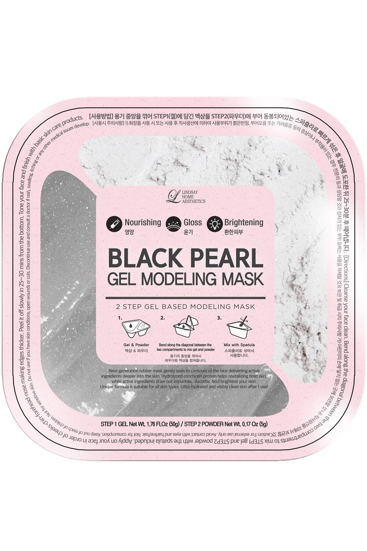 Lindsay Black Pearl Gel Modelıng Mask (nemlendirici Siyah Inci Jel Yüz Maskesi, Tek Kullanımlık)