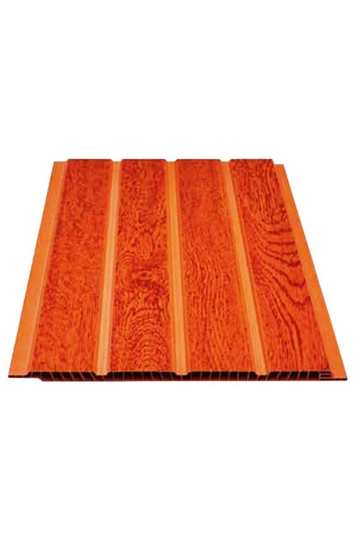 SerProfil Fugalı Koyu Meşe Plastik Pvc Duvar Tavan Lambiri / 40 Adet 20cm X 1,5 Metre - 12 Metrekare