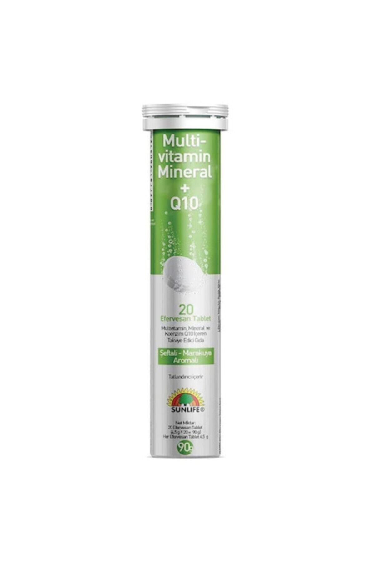 Sunlife Multivitamin Mineral+q10 20 Efervesan Tablet