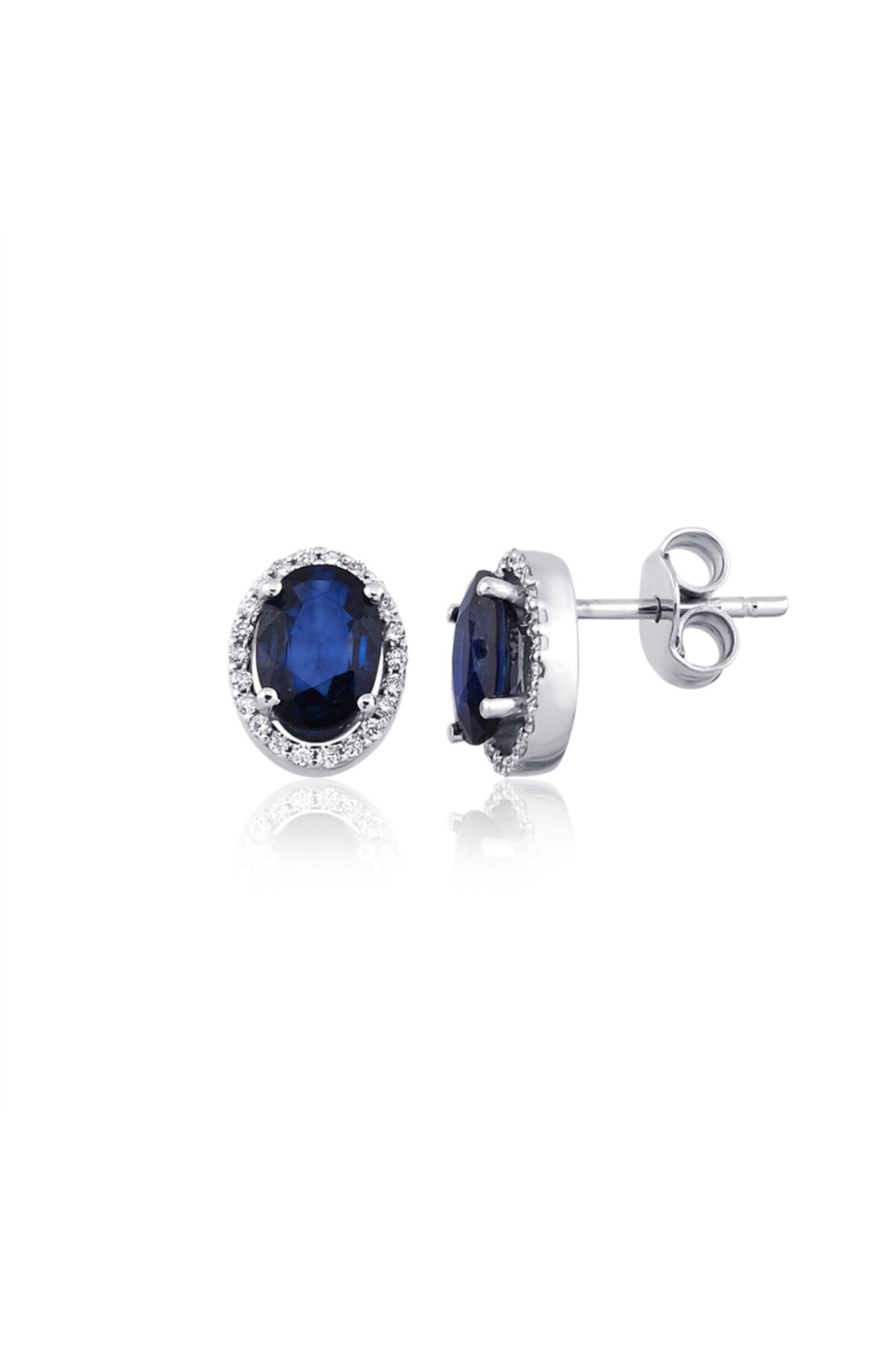 Parle Jewellery Pırlantalı Ivana Safir Kadın Küpe