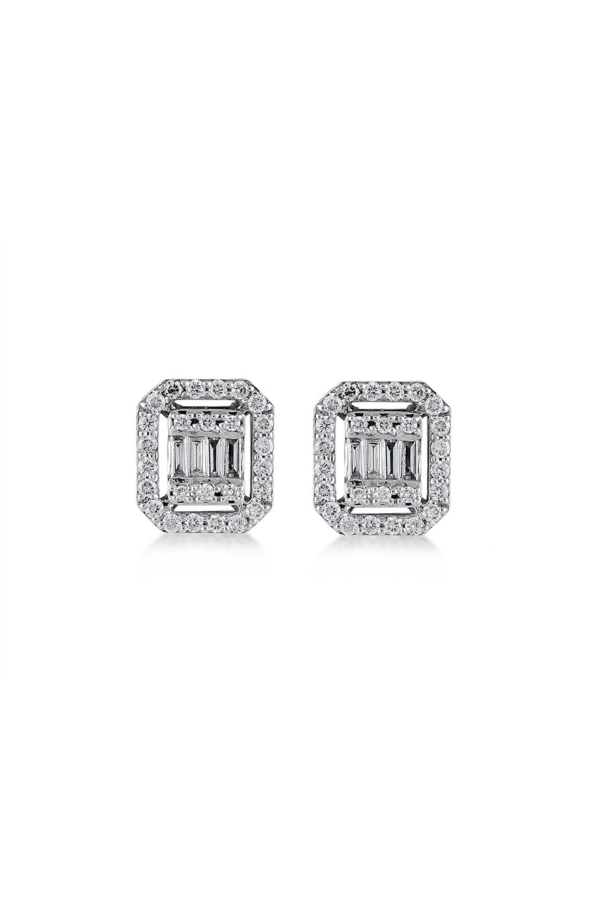 Parle Jewellery Pırlantalı Elaina Baget Küpe