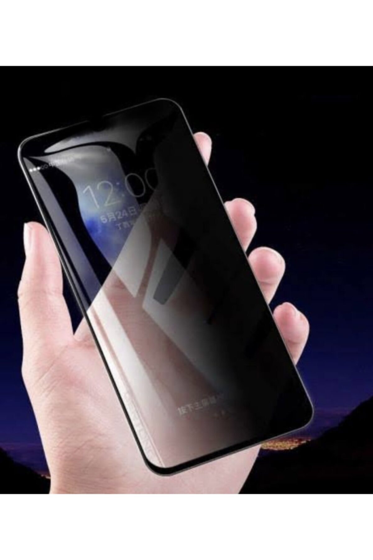 TEKNOPARKTA Oppo Reno 5 Hayalet Privacy Gizlilik Filitreli Görünmez Tam Kaplayan Kırılmaz Cam Ekran Koruyucu