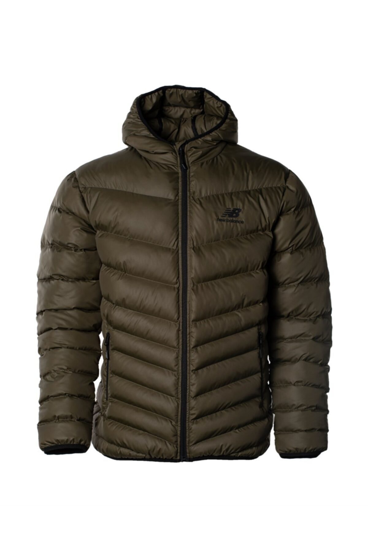 New Balance Nb Puffer Jacket Erkek Yeşil Mont - Mpj3121-tpg