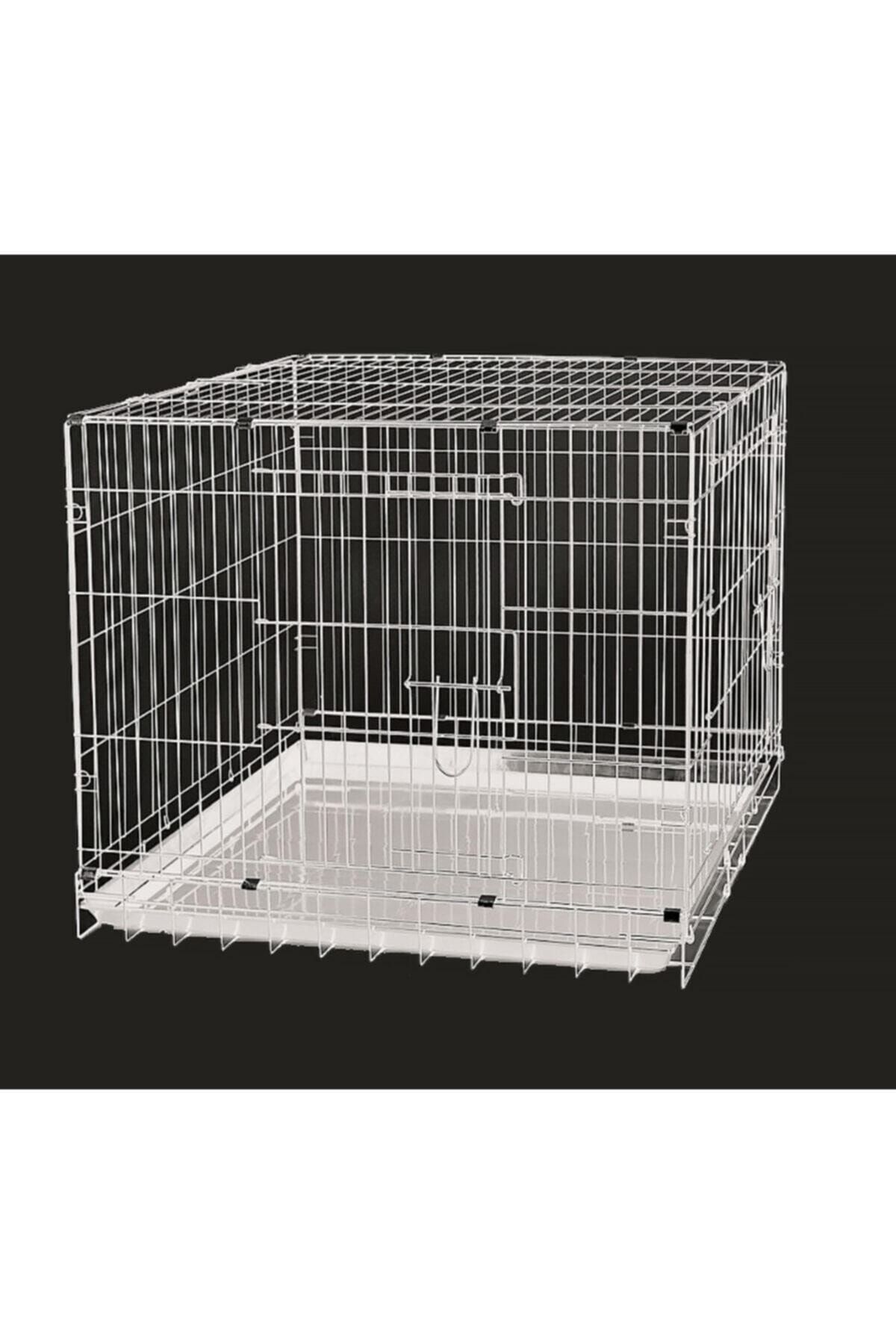 Dayang Köpek Kafesi Beyaz 93x56.5x63.5