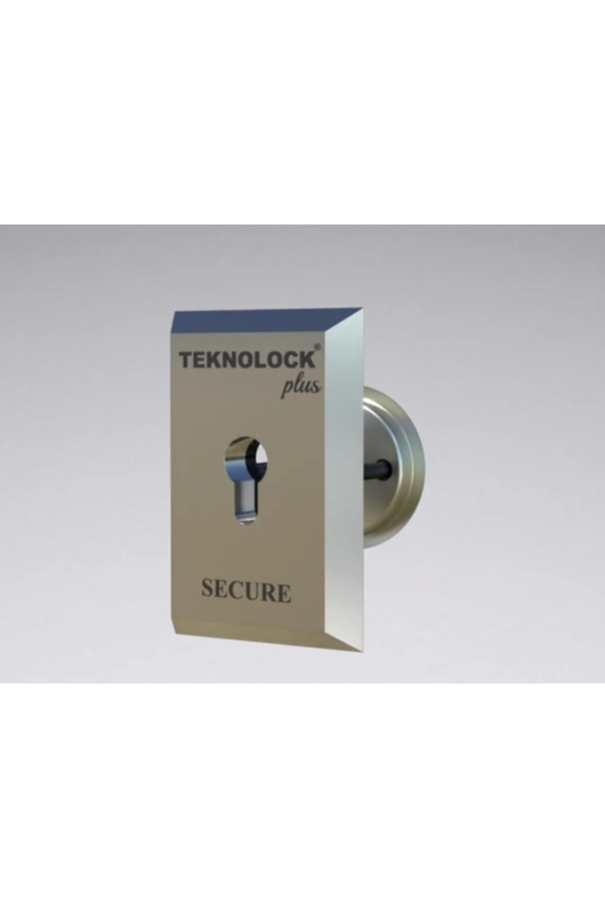 TEKNOLOCK Plus Ikili Zırhlı Çelik Rozet [2 Adet] 1 Set