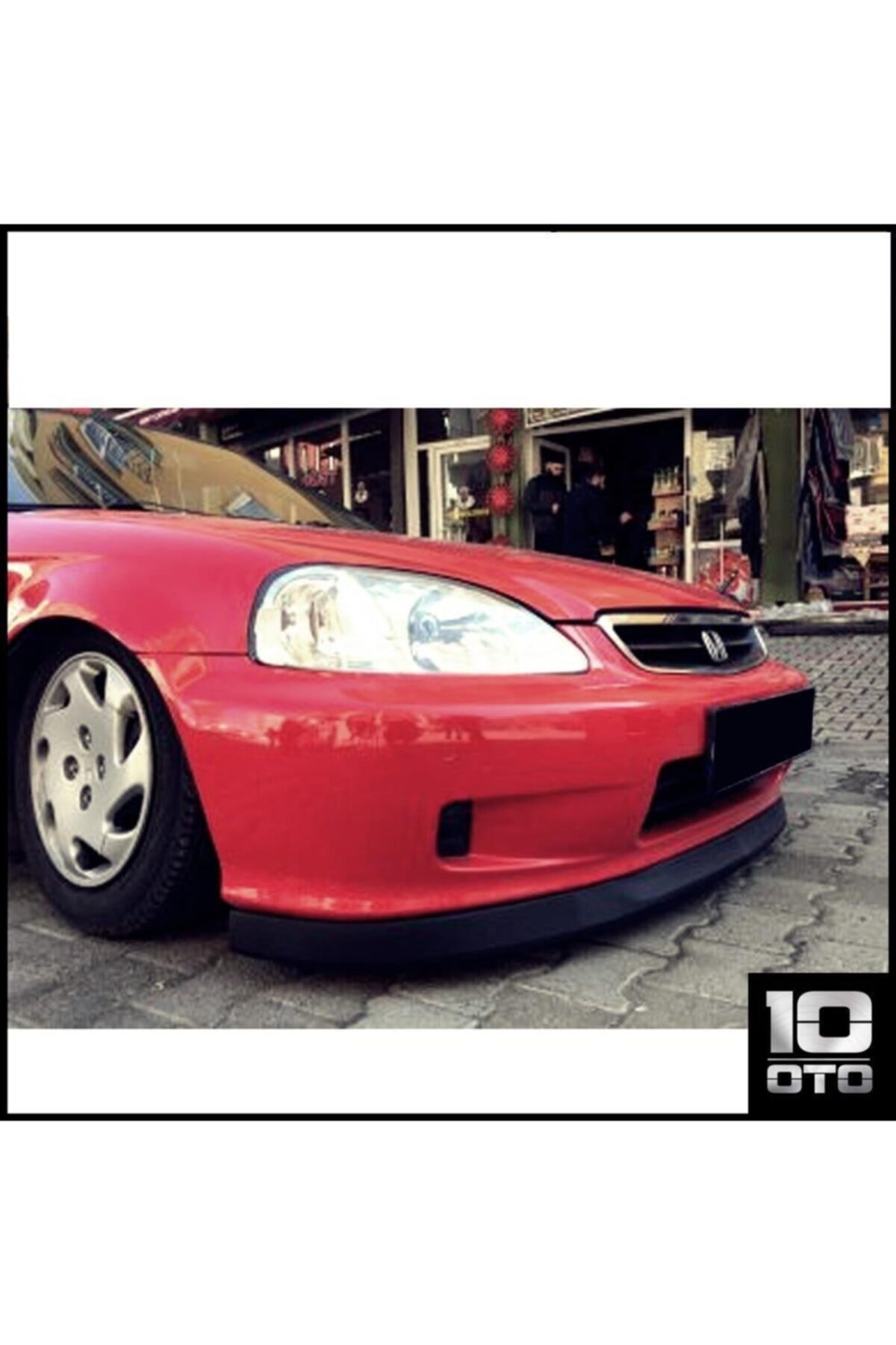 10oto Honda Civic Ies Lip Üniversal 2 Parça Astra H Tipi Kırılmaz Tampon Eki