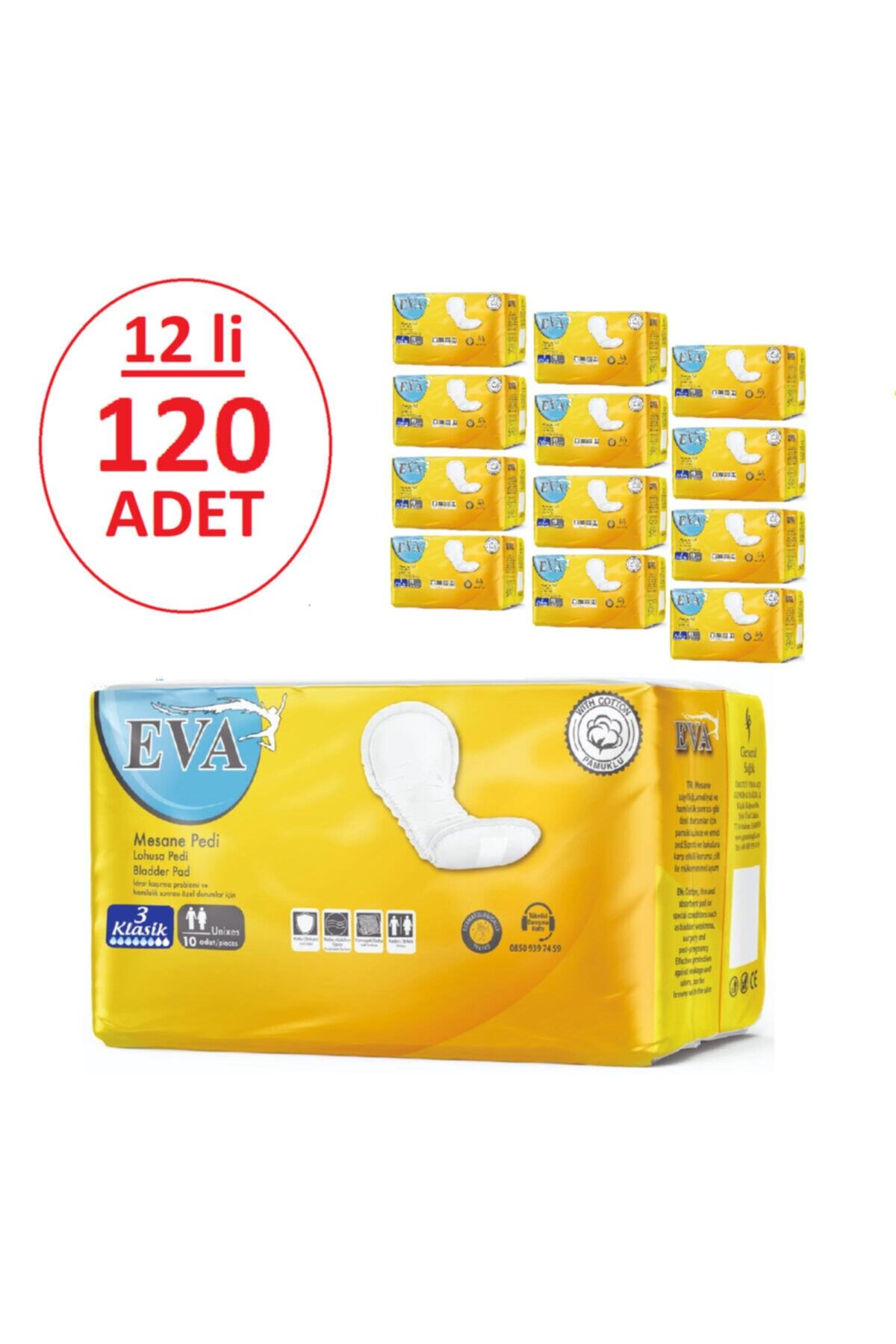 EVA Klasik Büyük Mesane Pedi 120 Adet (20'Lİ X 6 PAKET)