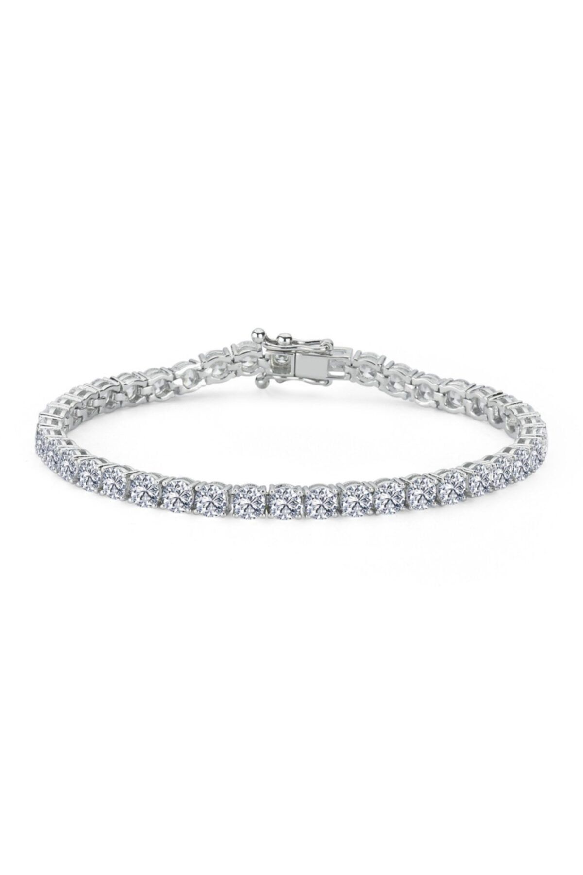 NEOCONCEPT Swarovskı Taşlı Gümüş Su Yolu Bileklik
