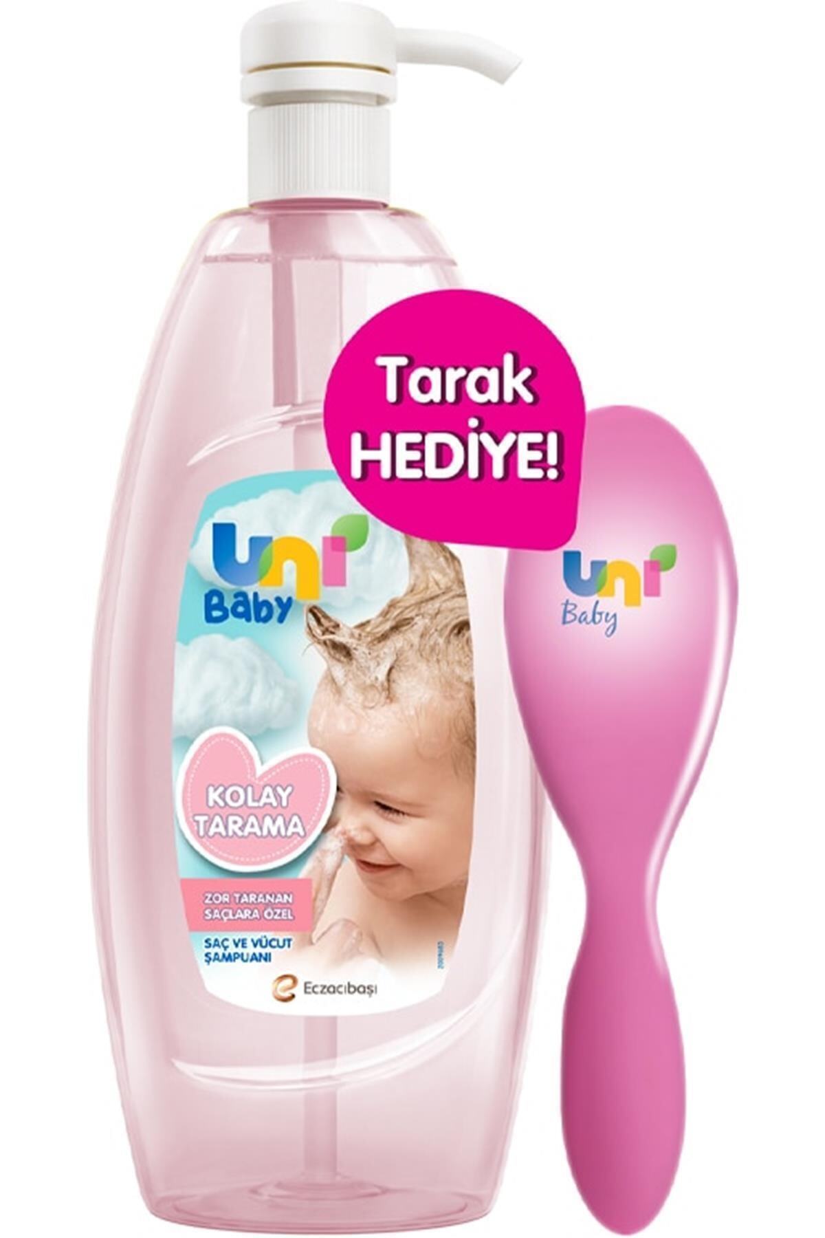 Uni Baby Kolay Tarama Saç Ve Vücut Şampuanı 700 ml + Tarak Hediyeli
