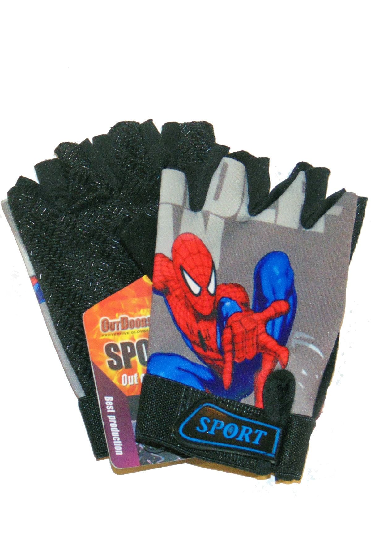 Tex Çocuk Bisiklet Eldiveni - Spiderman