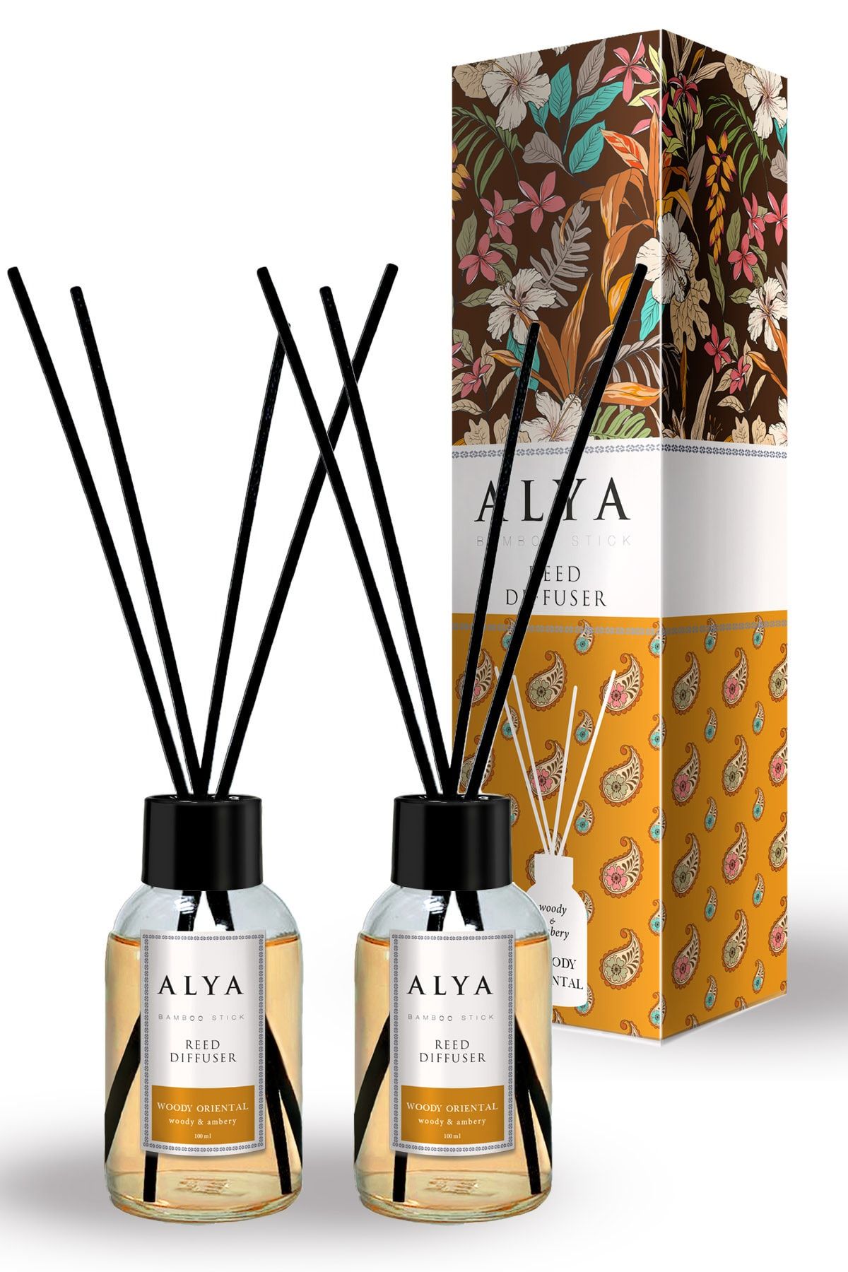 ALYA Bambu Çubuklu Oda Kokusu Woody Oriental 100 ml X 2 Adet