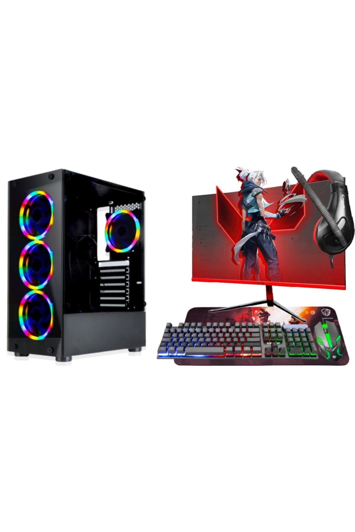 RAMTECH Dg10 I52500 128sdd 1tb Hdd 8gb Ram Gt730/4 23.8 Gaming Pc