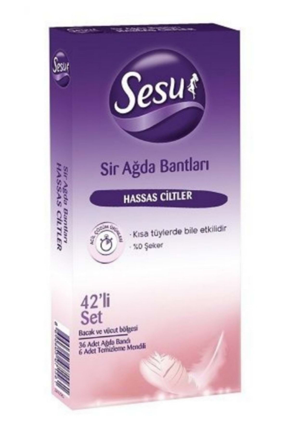 Sesu Sir Ağda Bandı Hassas Cilt 42'li