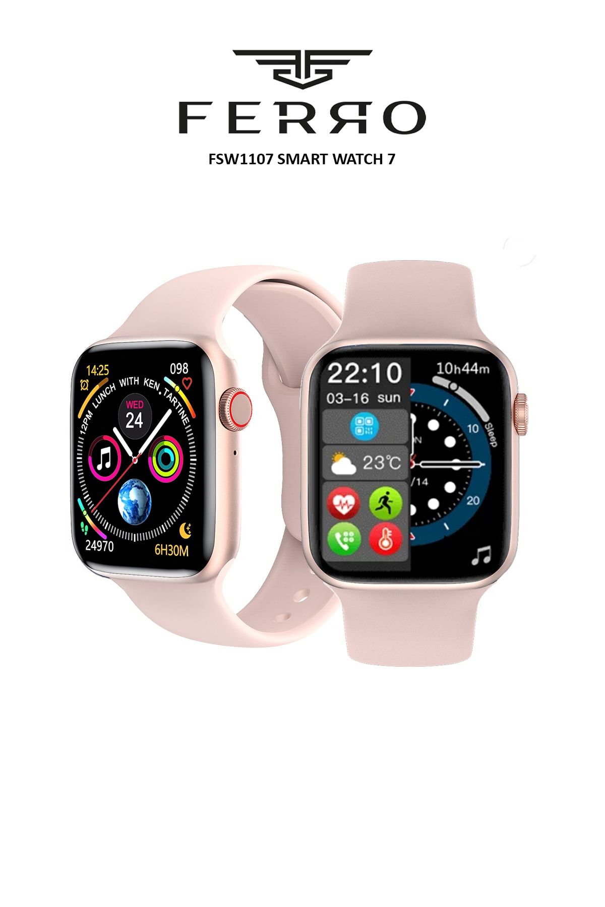 FERRO Watch 7 Android Ve Ios Uyumlu Akıllı Saat