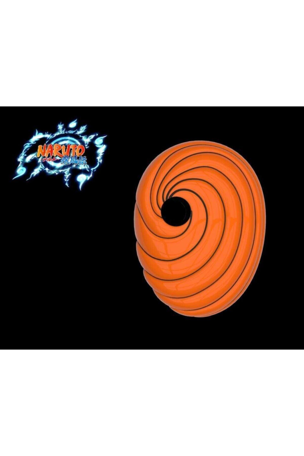 BCA Naruto Animesi Uchiha Obito Tobi Maskesi Kostüm Partisi Cosplay Aksesuarı Turuncu