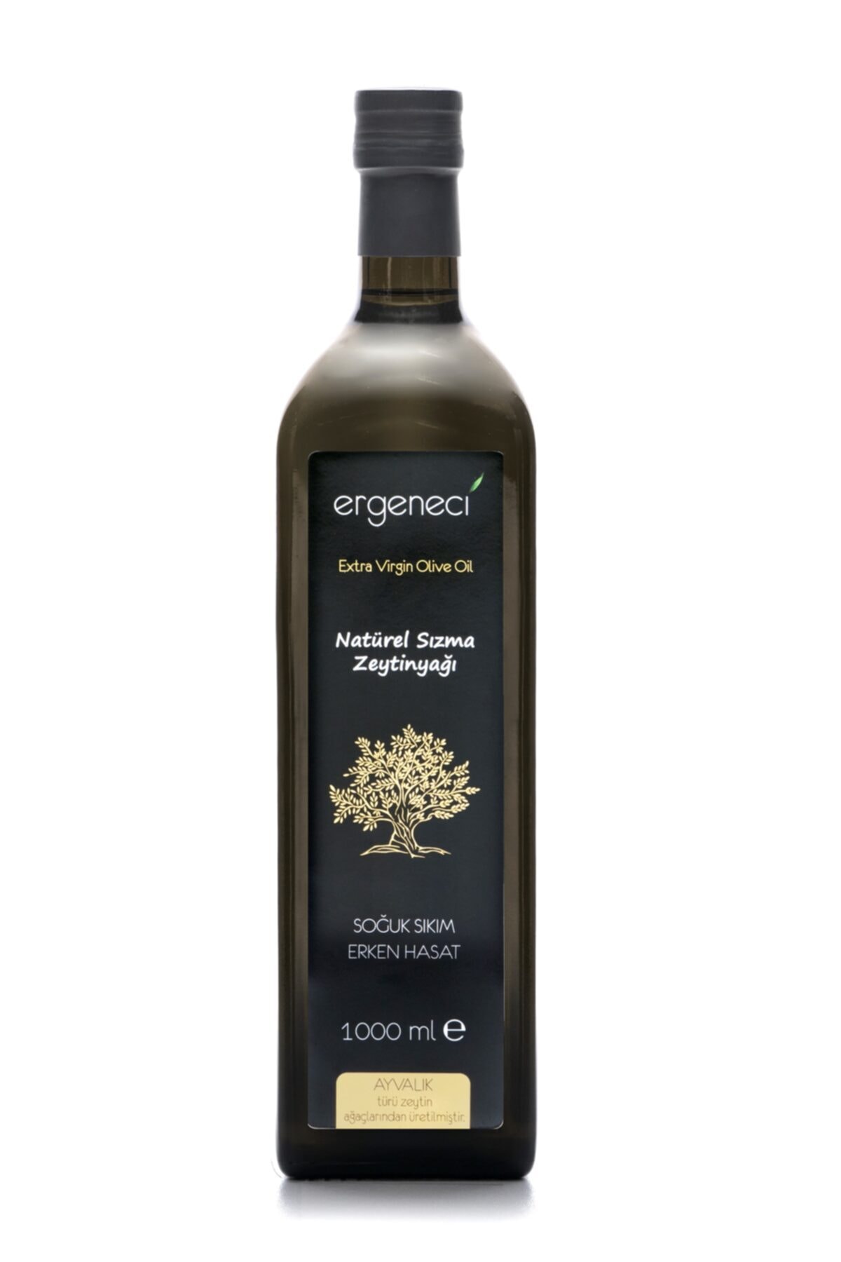 ERGENECİ Yeni Mahsül, Erken Hasat, Filtresiz, Ayvalık Natürel Sızma Zeytinyağı, 1 Litre