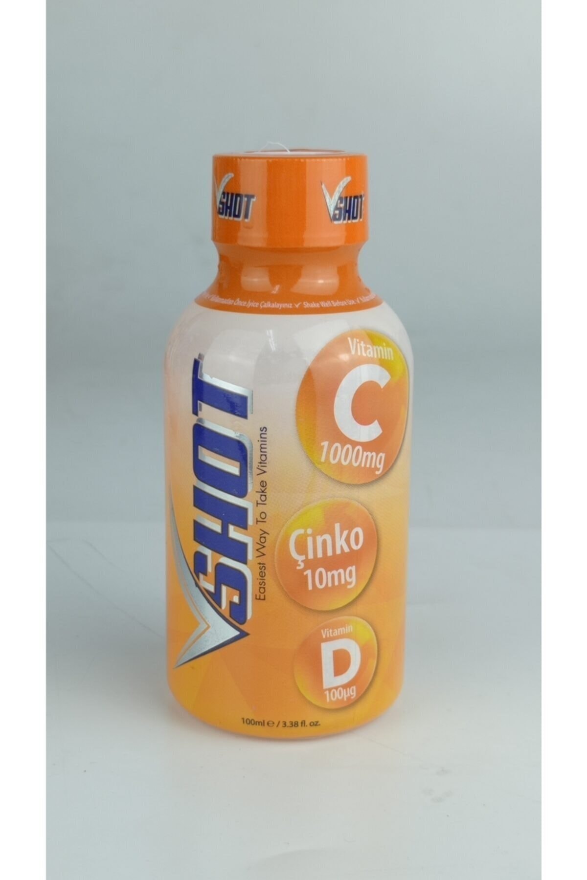 Shot V Vitamin C-d Çinko Takviye Içeçeği 100ml
