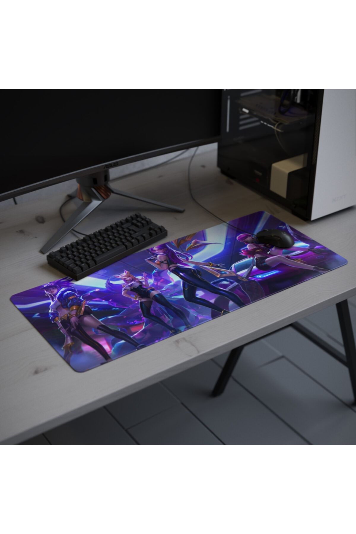 Gamemar Yıkanabilir Oyuncu Mousepad 2 Lol 4 lü 90*40 cm