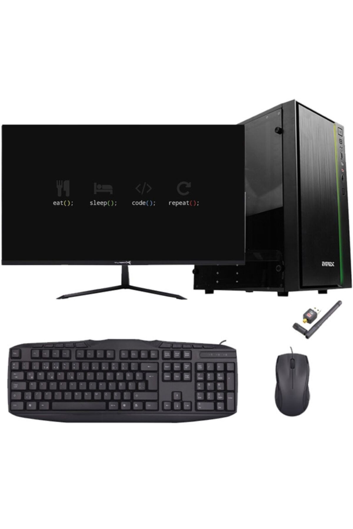 Aizen Ms50 I5-3470 16 Ram 500 Hdd 256 Ssd 23,8' Monitör Ofis Pc