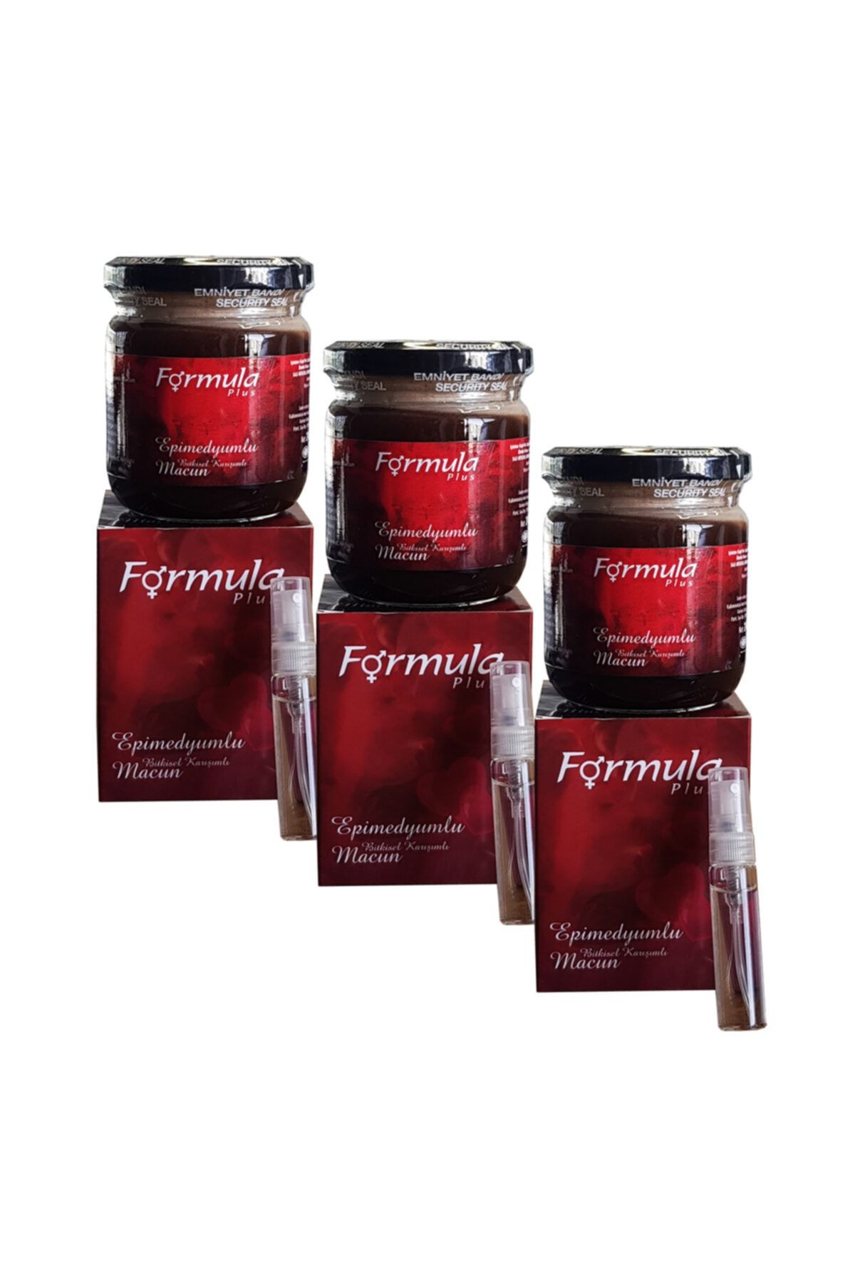 FORMULA 3 Kutu Plus Bitkisel Karışımlı Macun 240 gr X 3