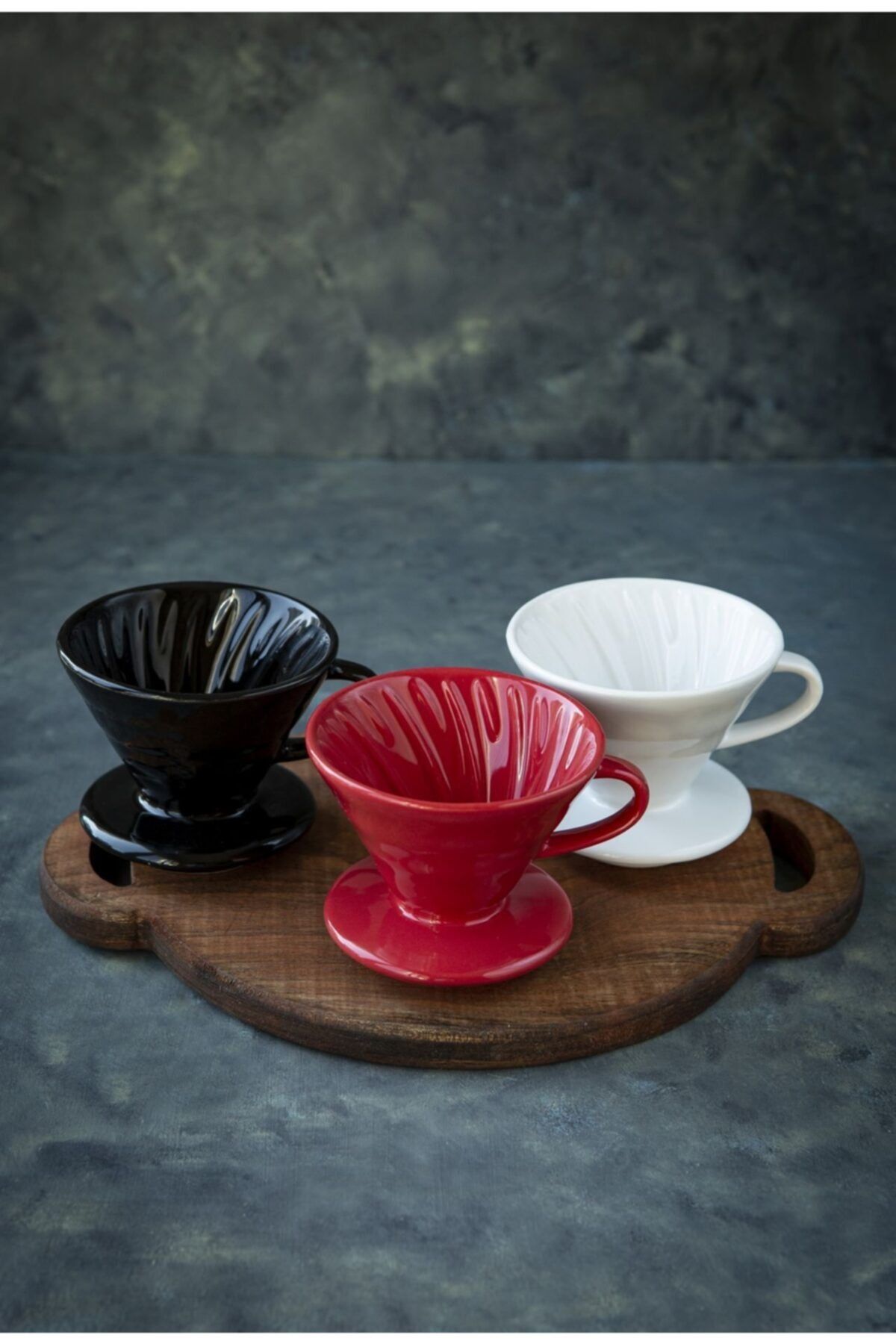 COLDBREWTREND V60 02 Seramik Dripper - Kırmızı