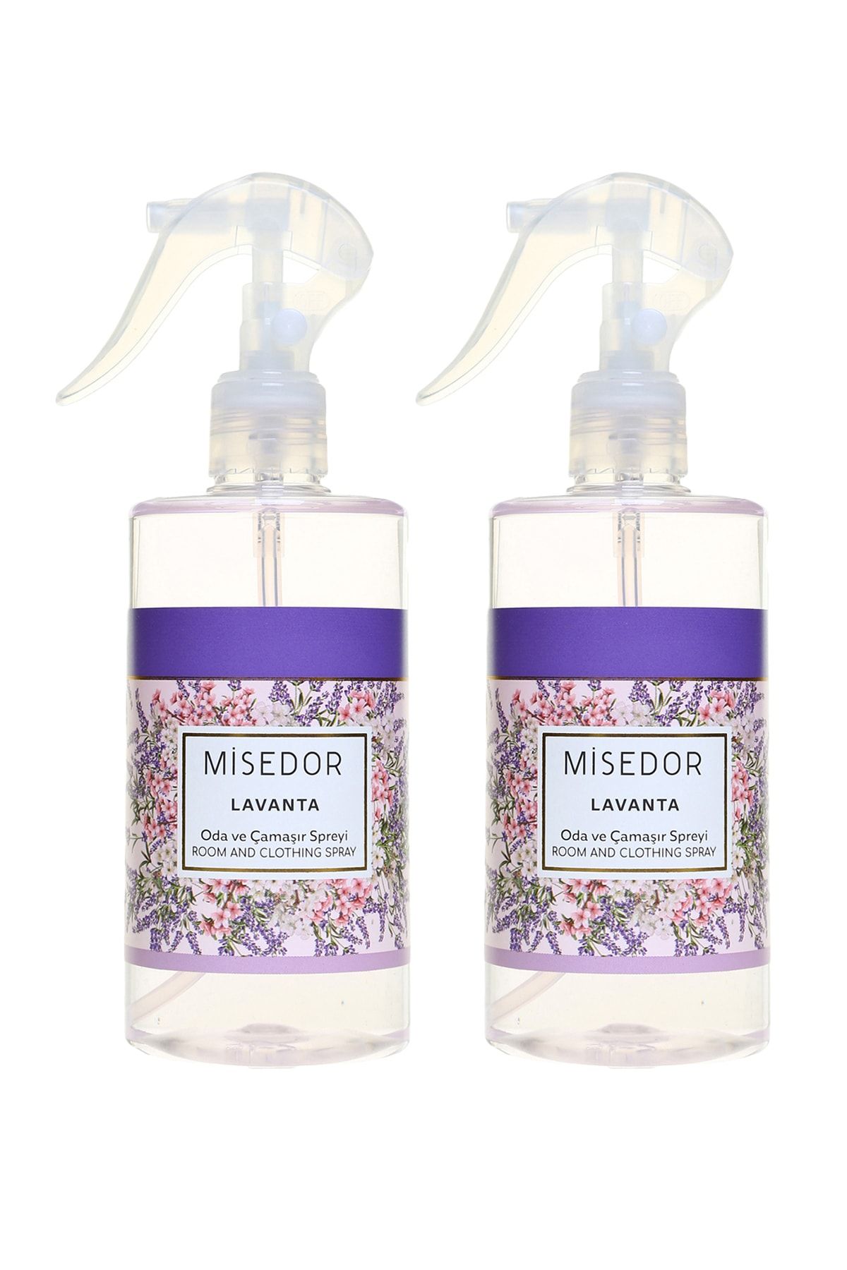 Misedor 2'li Set Lavanta Oda ve Çamaşır Parfümü 330 ml