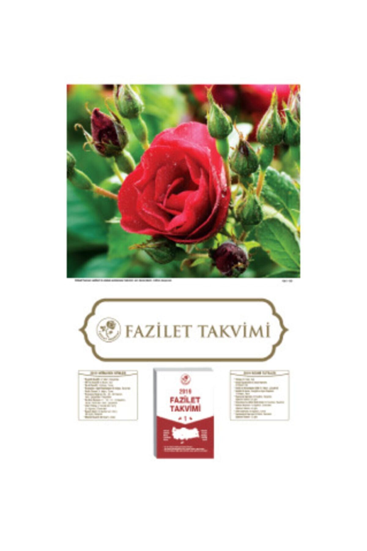 Fazilet Neşriyat 2022 Yılı Fazilet Takvimi, Namaz Vakitli Yapraklı Duvar Takvimi 5 Ci Bölge