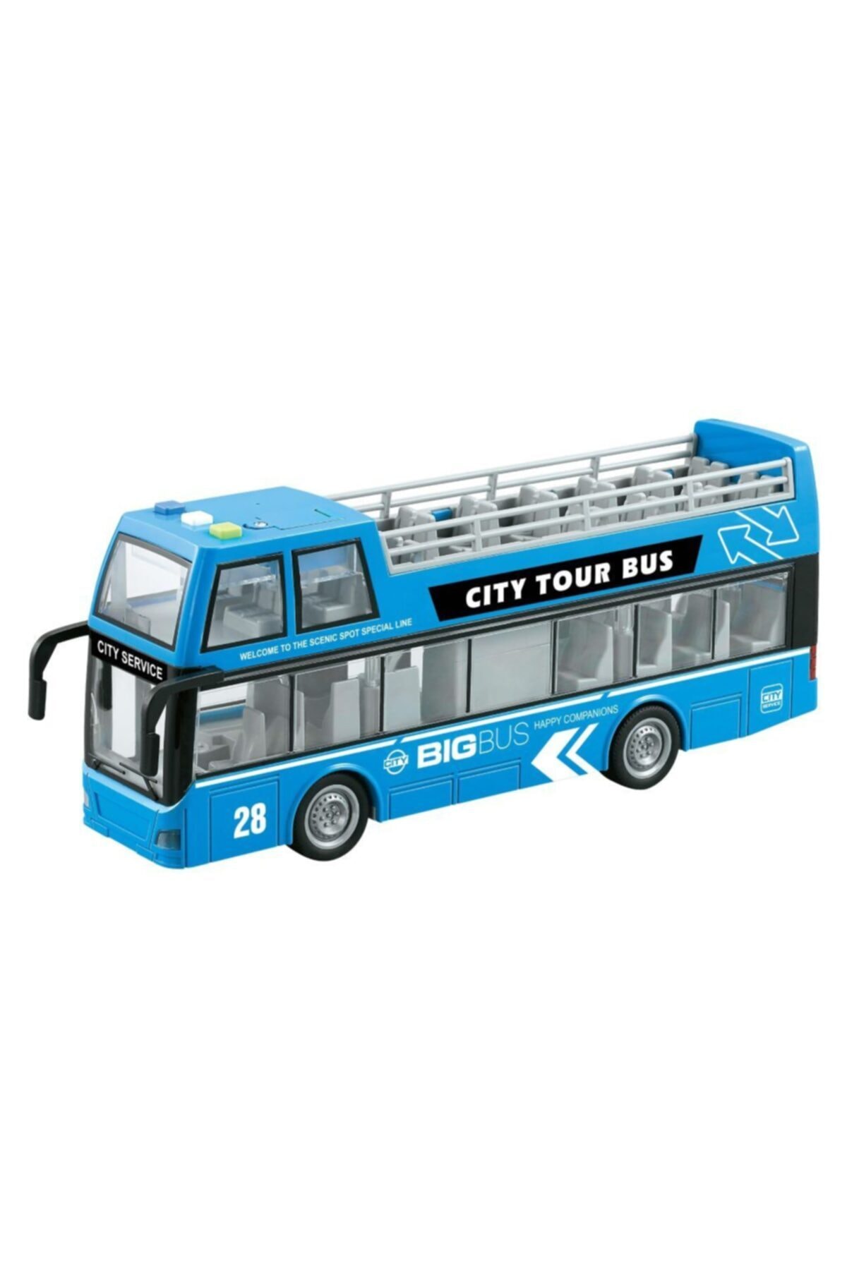 Vardem Sürtmeli Sesli Işıklı Gezi Otobüsü Oyuncak Otobüs Tur Otobüsü Scntoys