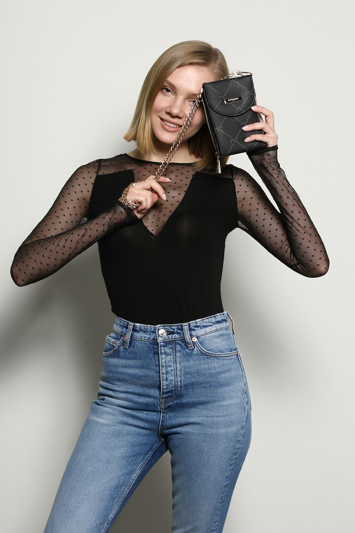 Marie Claire Siyah Kadın Abiye Çanta Brook Mc212116354