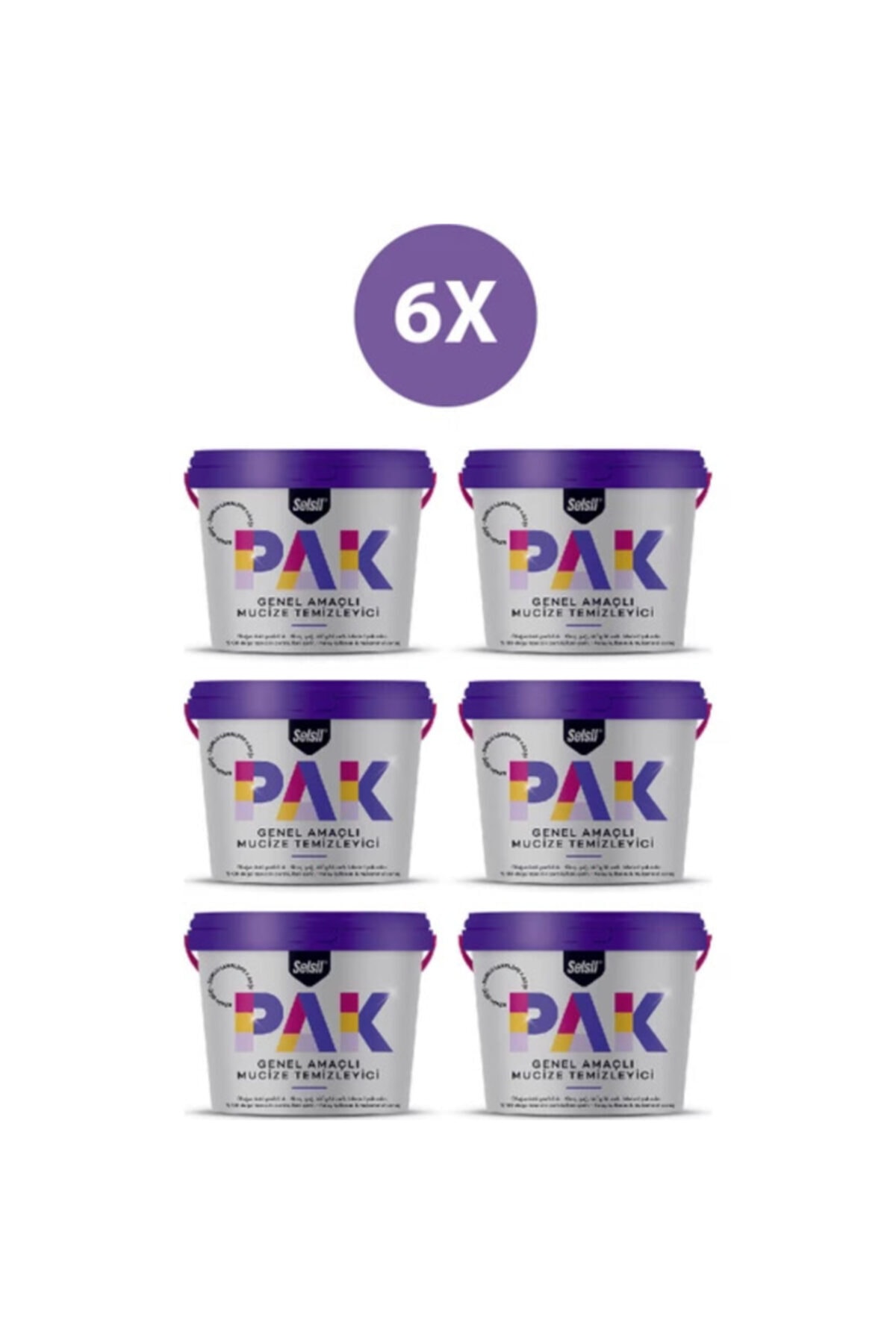 Selsil Pak Genel Amaçlı Mucize Temizleyici Krem 500 Gr (6 Adet)