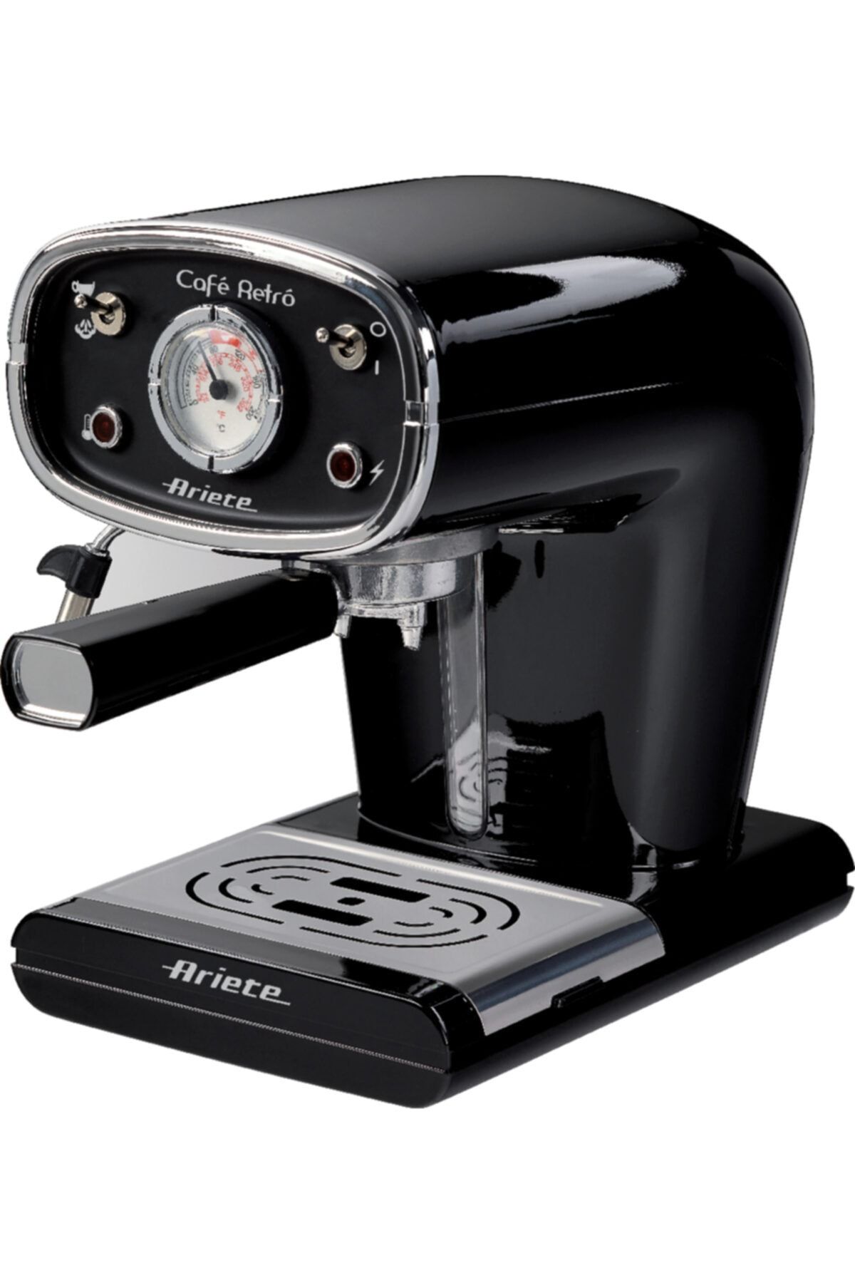 ARIETE Ceffe Retro Cappuccino/espresso Makinesi Siyah