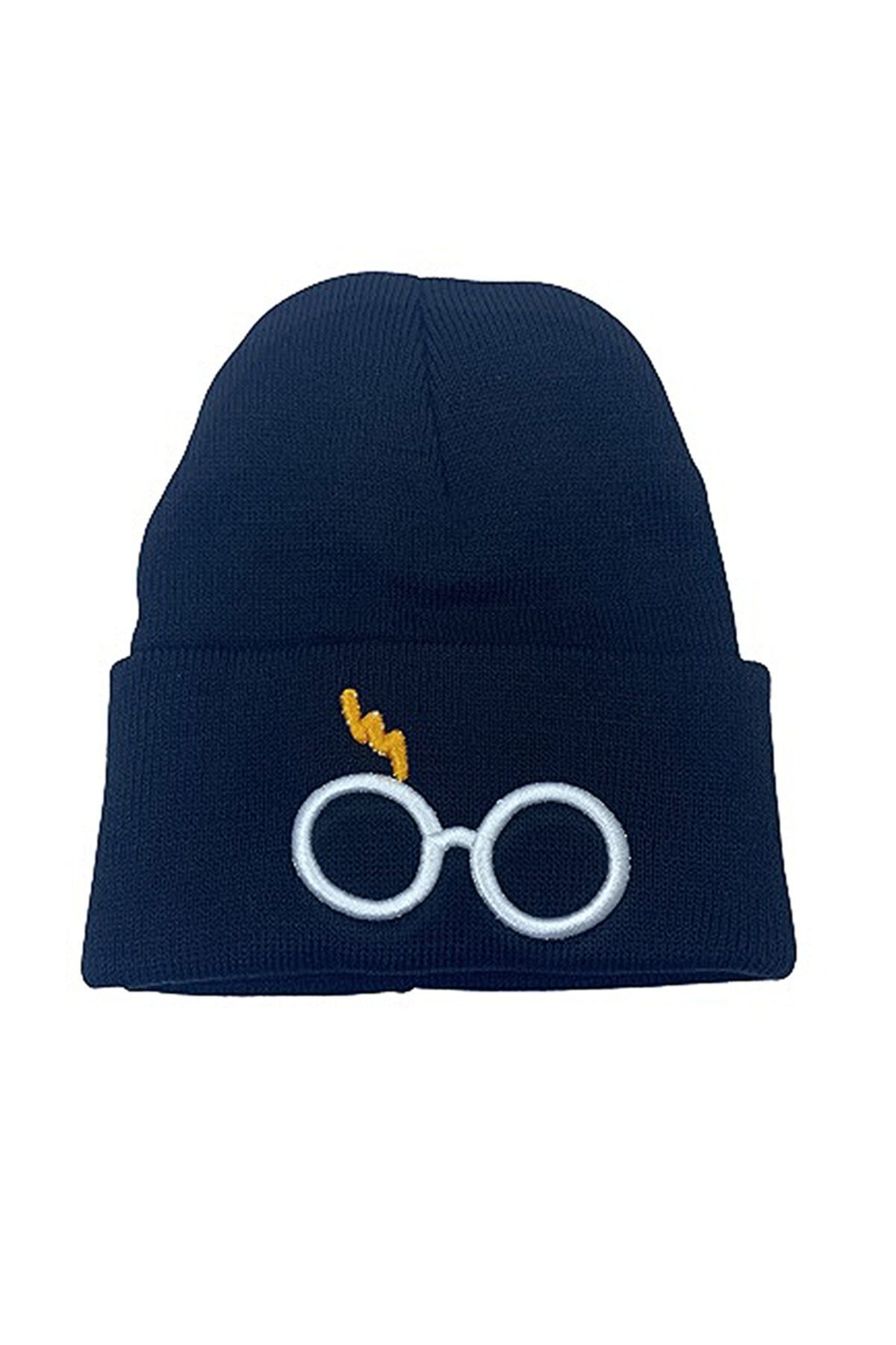 Orçun Özkarlıklı Siyah Harry Potter Şimşek Logo Bere