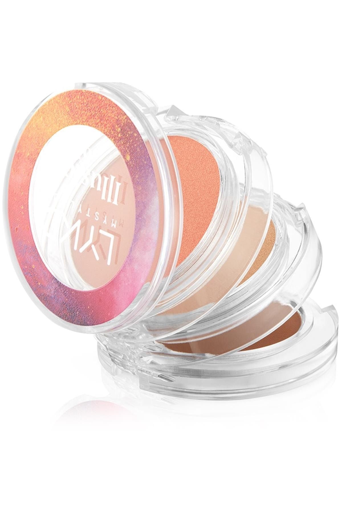 lykd Flashy Confetti Illusion 3 In 1 Allık & Bronzer & Highlighter 132 Glory Sparkle