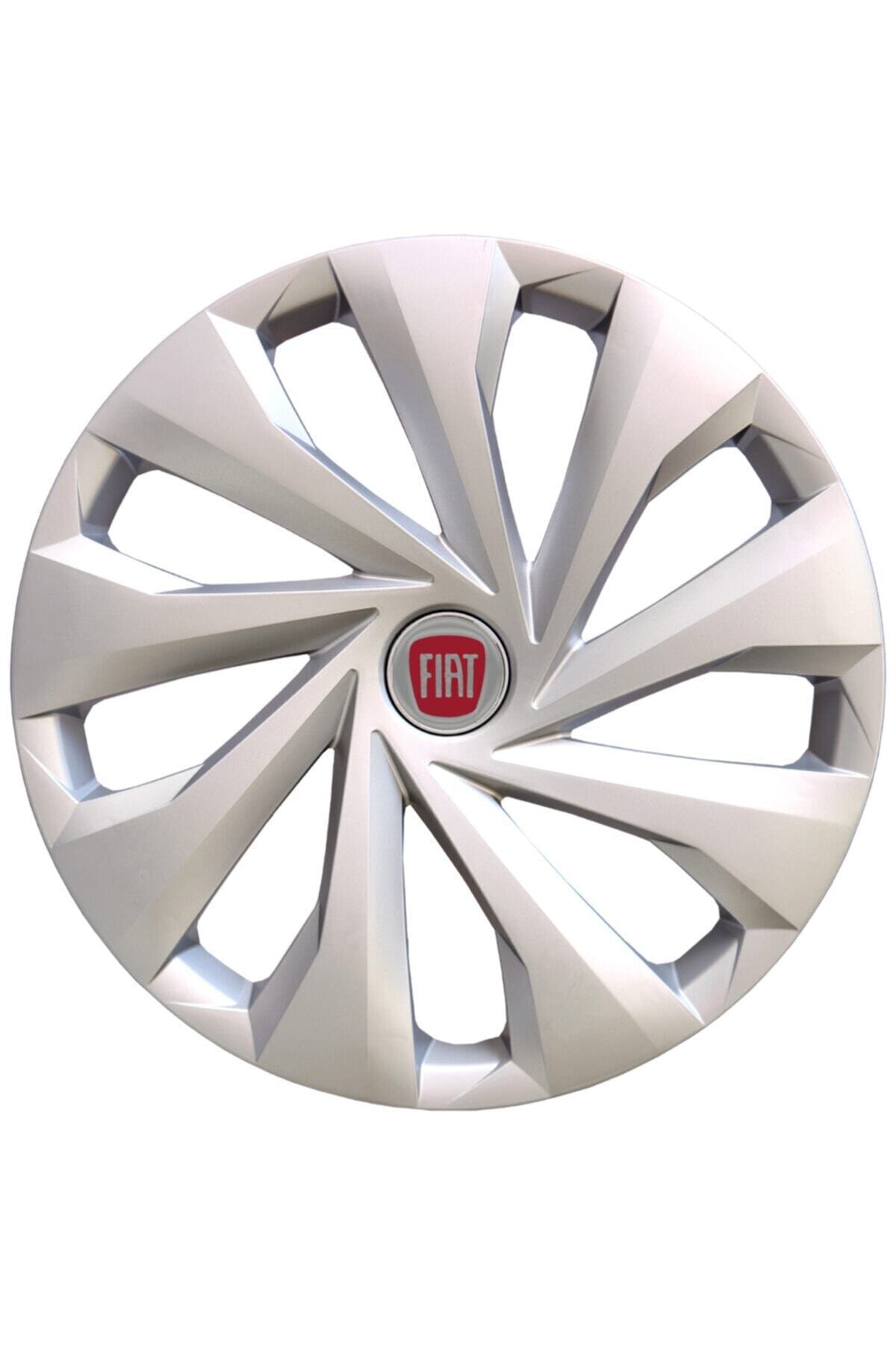 Avsaroto A Kalite Fiat Linea 15'' Inç Parlak Gri 4'lü Set Jant Kapağı