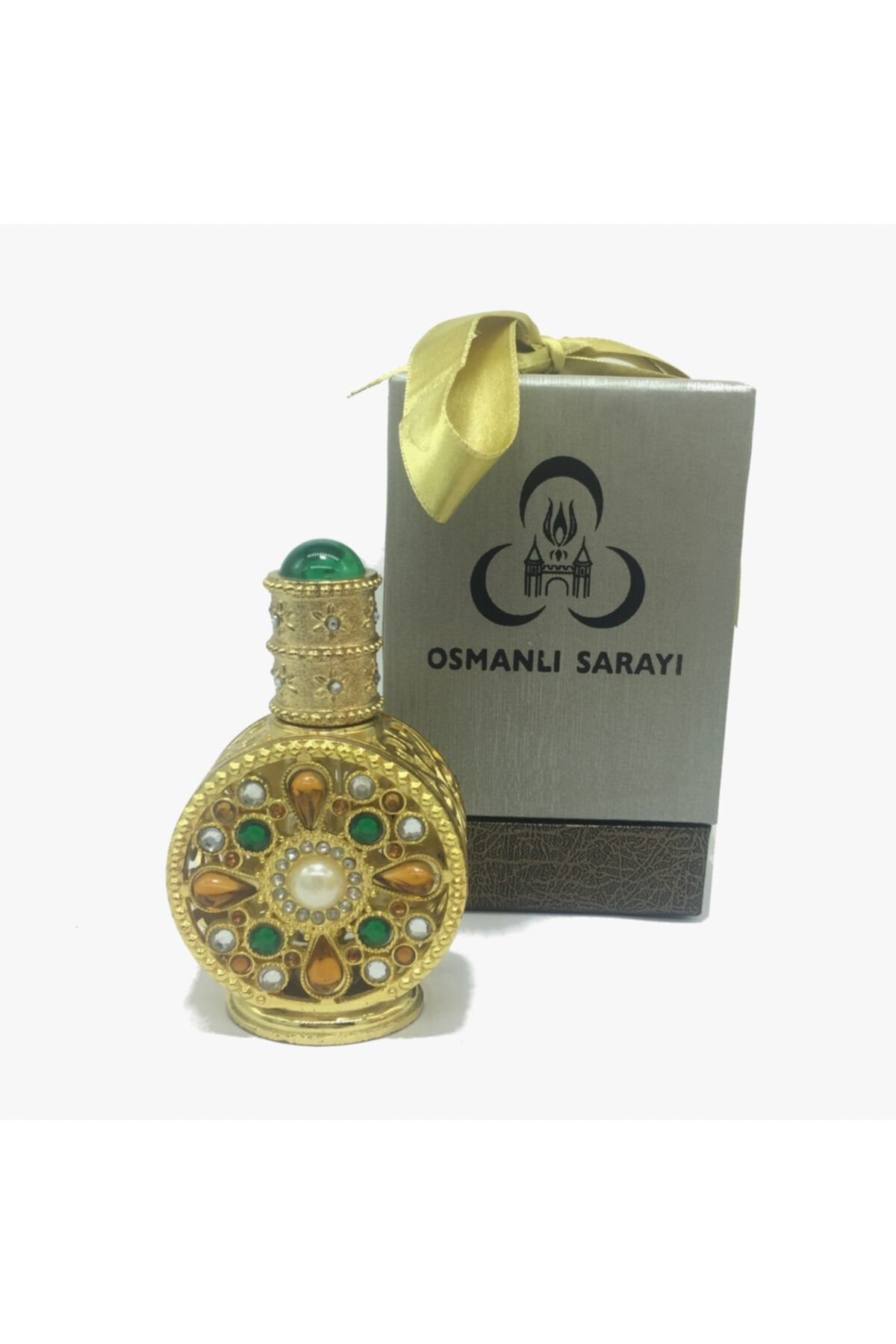 Osmanlı Sarayı Sema Kokusu Sarı Yuvarlak Tasarım Şişe 12gr