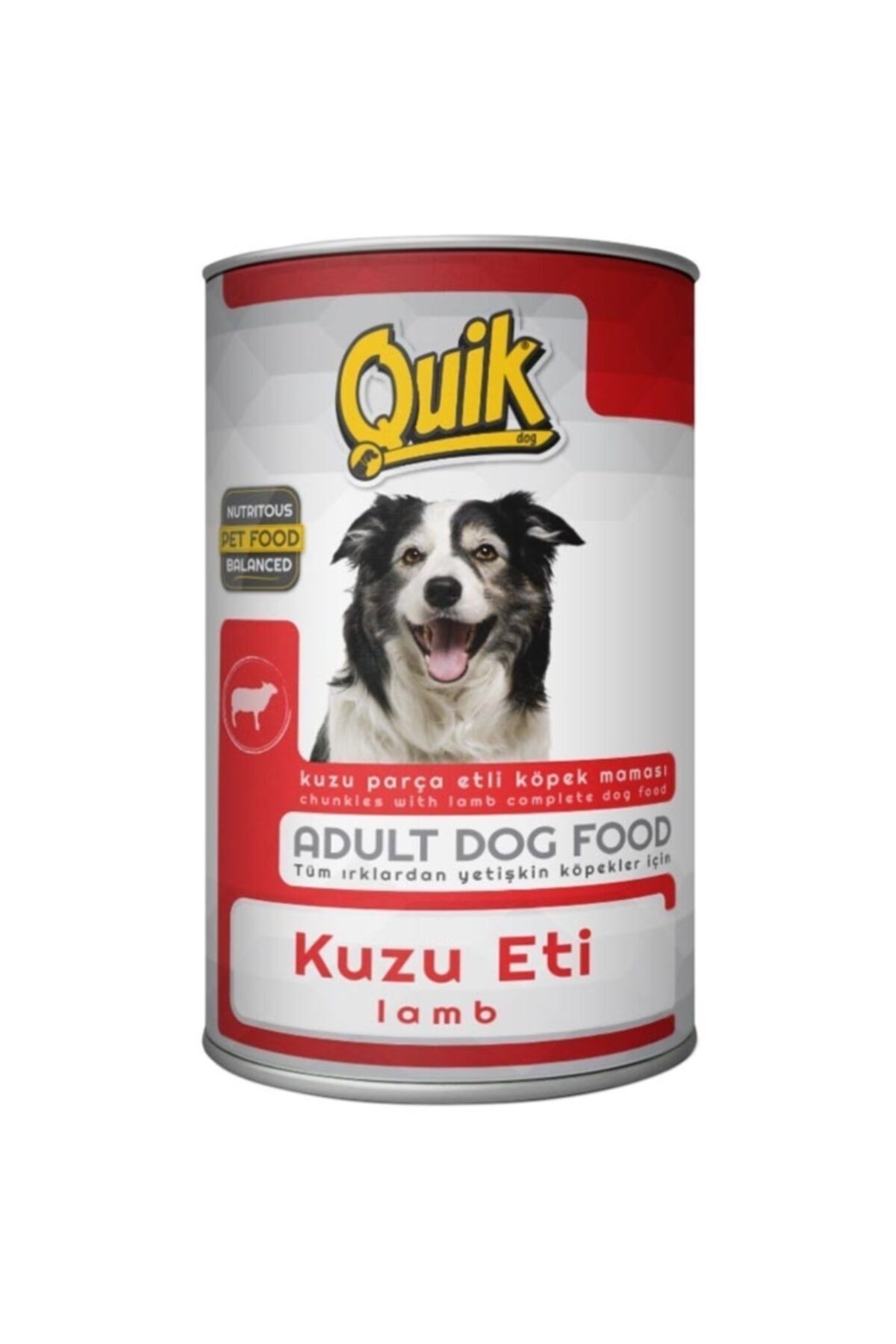 Quik Köpek 415 Gr Kuzu Etli Kons. 24 Adet
